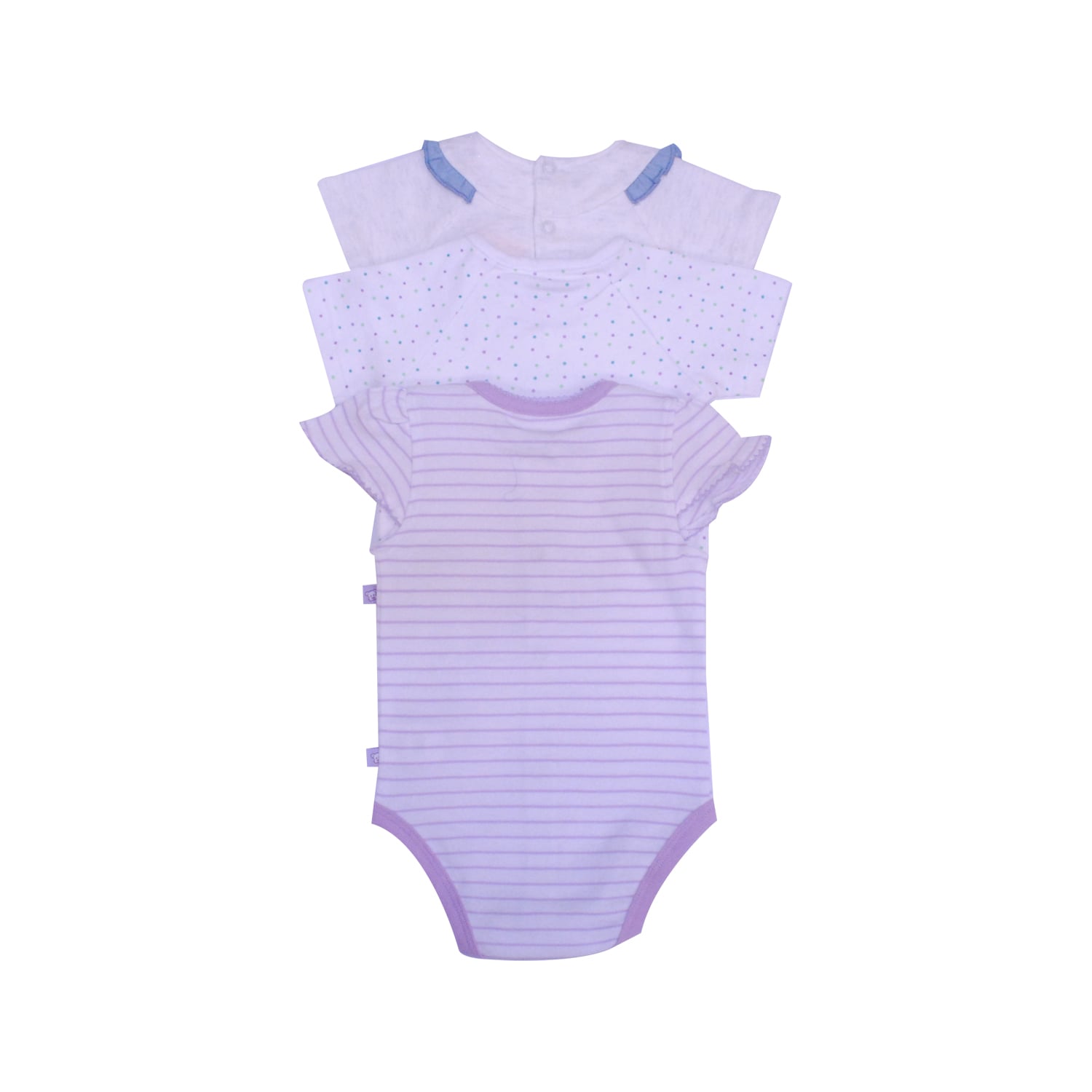 SET BODY NIÑA PILLIN BLANCO PVW206SUR 3 PZAS - 2
