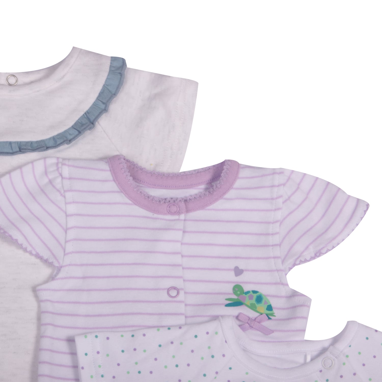 SET BODY NIÑA PILLIN BLANCO PVW206SUR 3 PZAS - 4