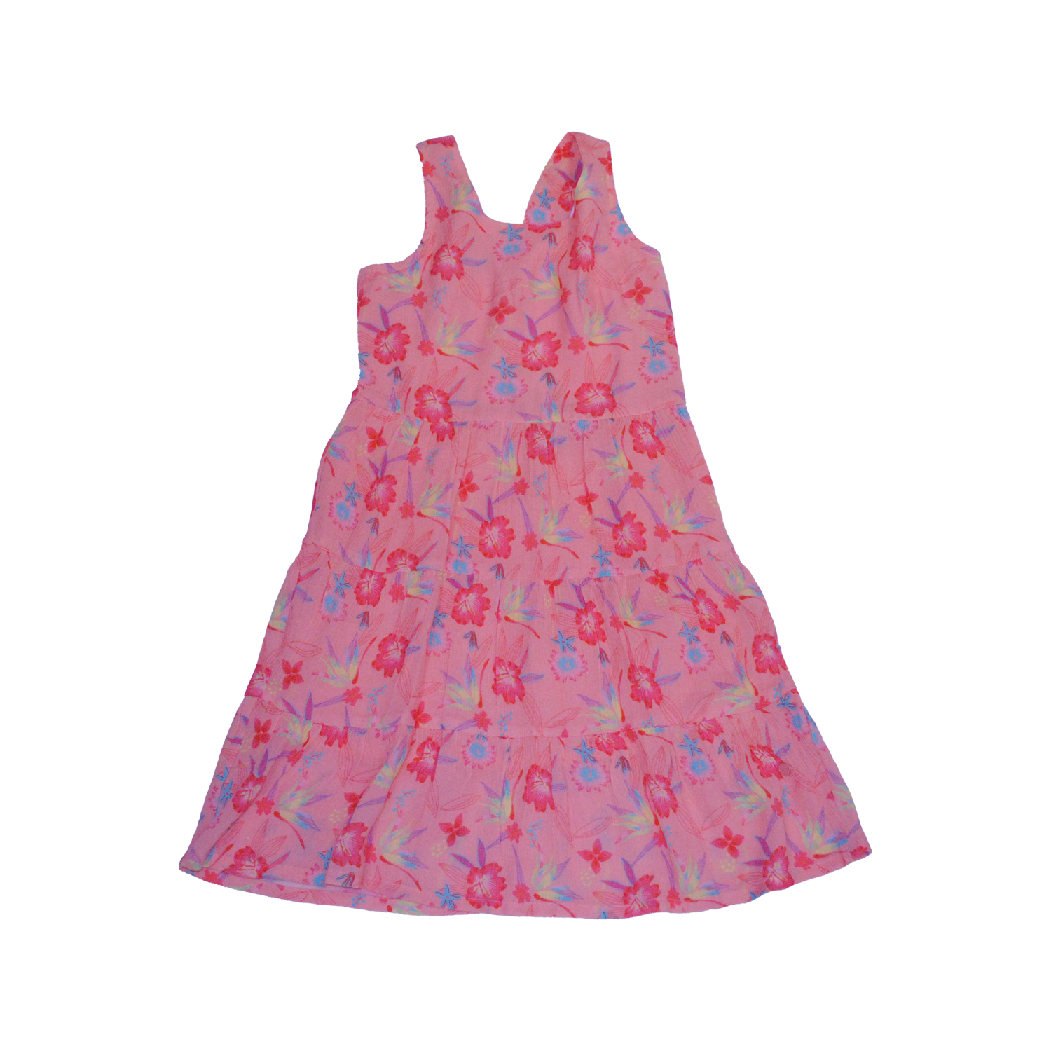 VESTIDO ALGODON NIÑA PILLIN DURAZNO PVW818MEL - 1