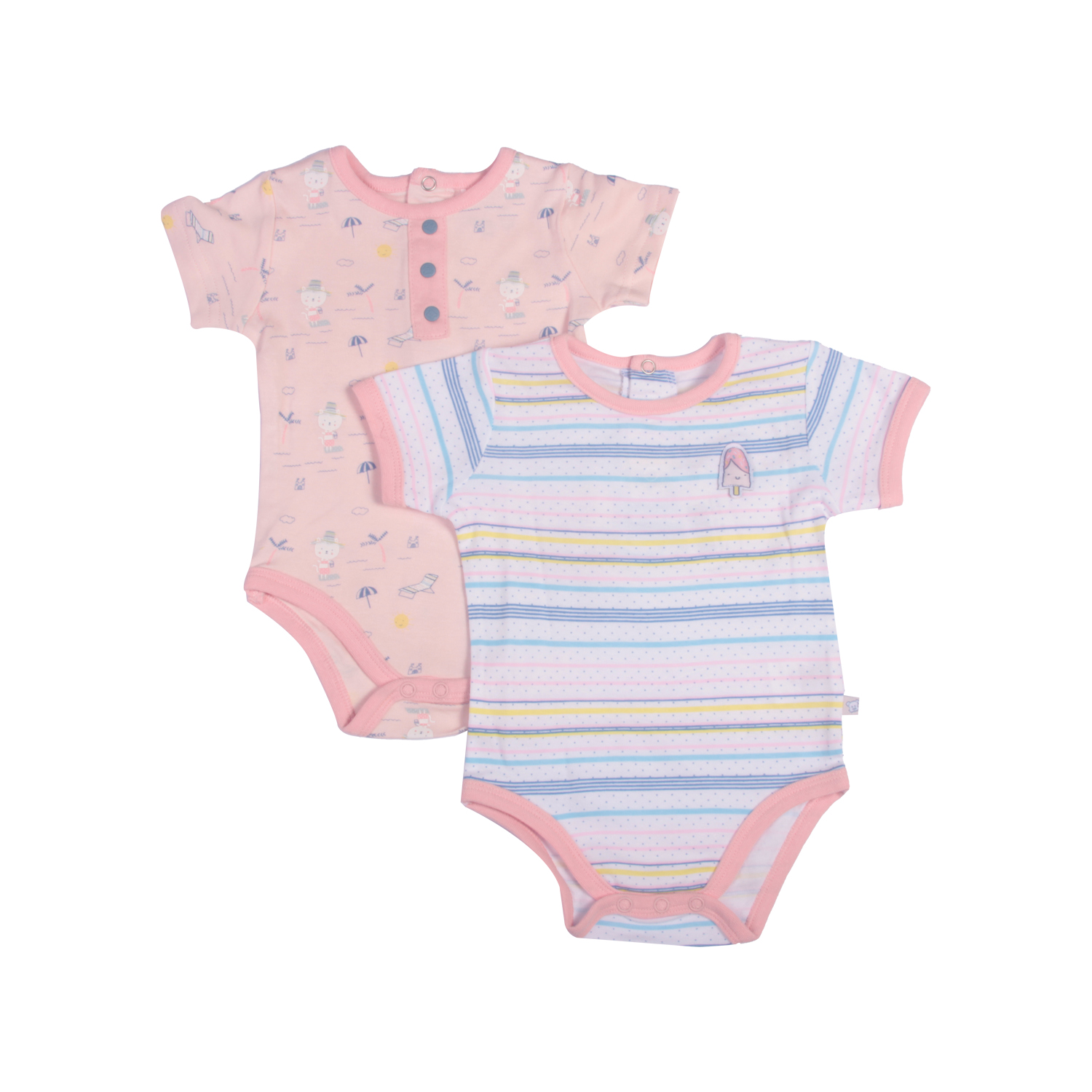 SET BODY NIÑA PILLIN ROSADO PVW235SUR 2 PZAS - 1