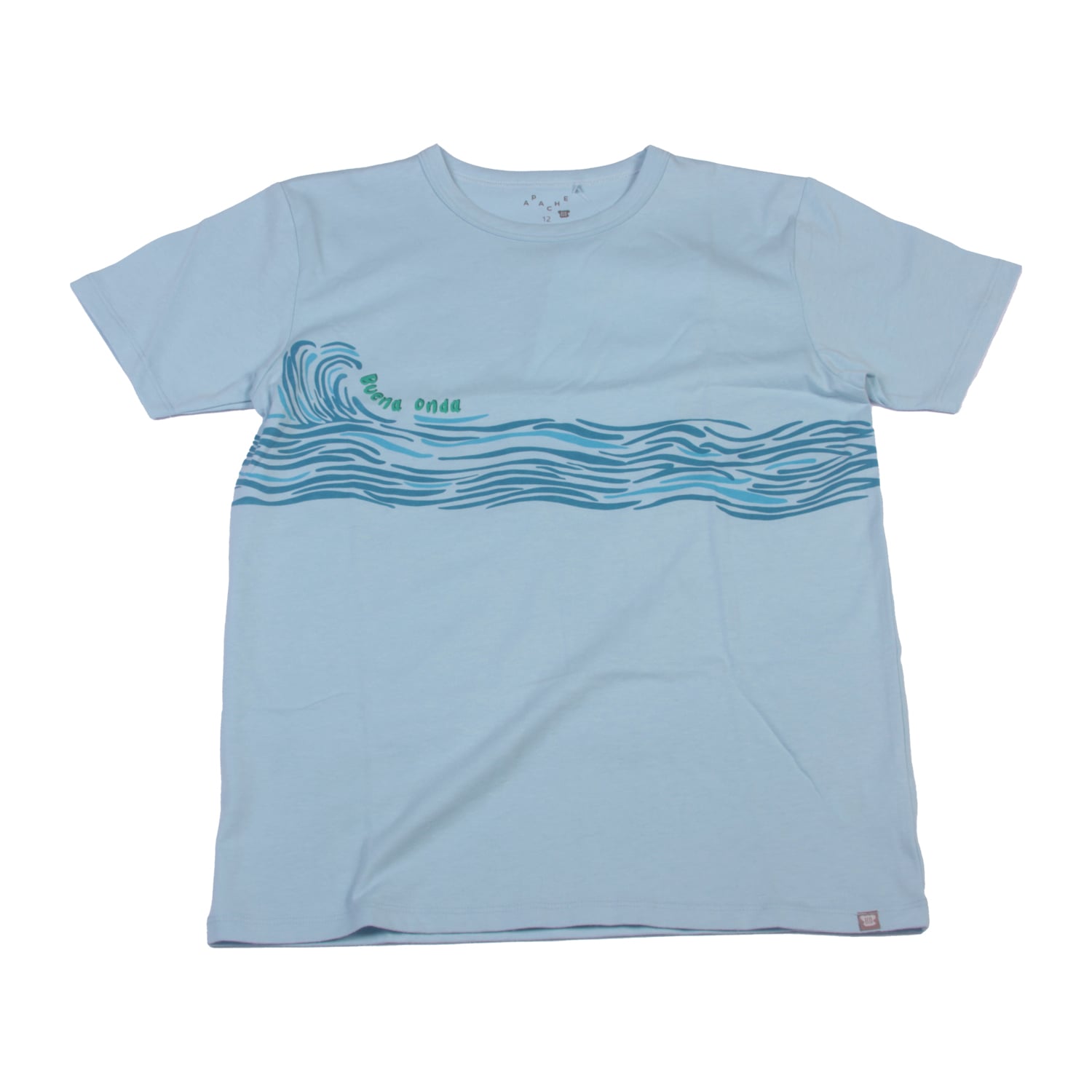 POLERA MANGA CORTA NIÑO PILLÍN PVW627CEL CELESTE - 1