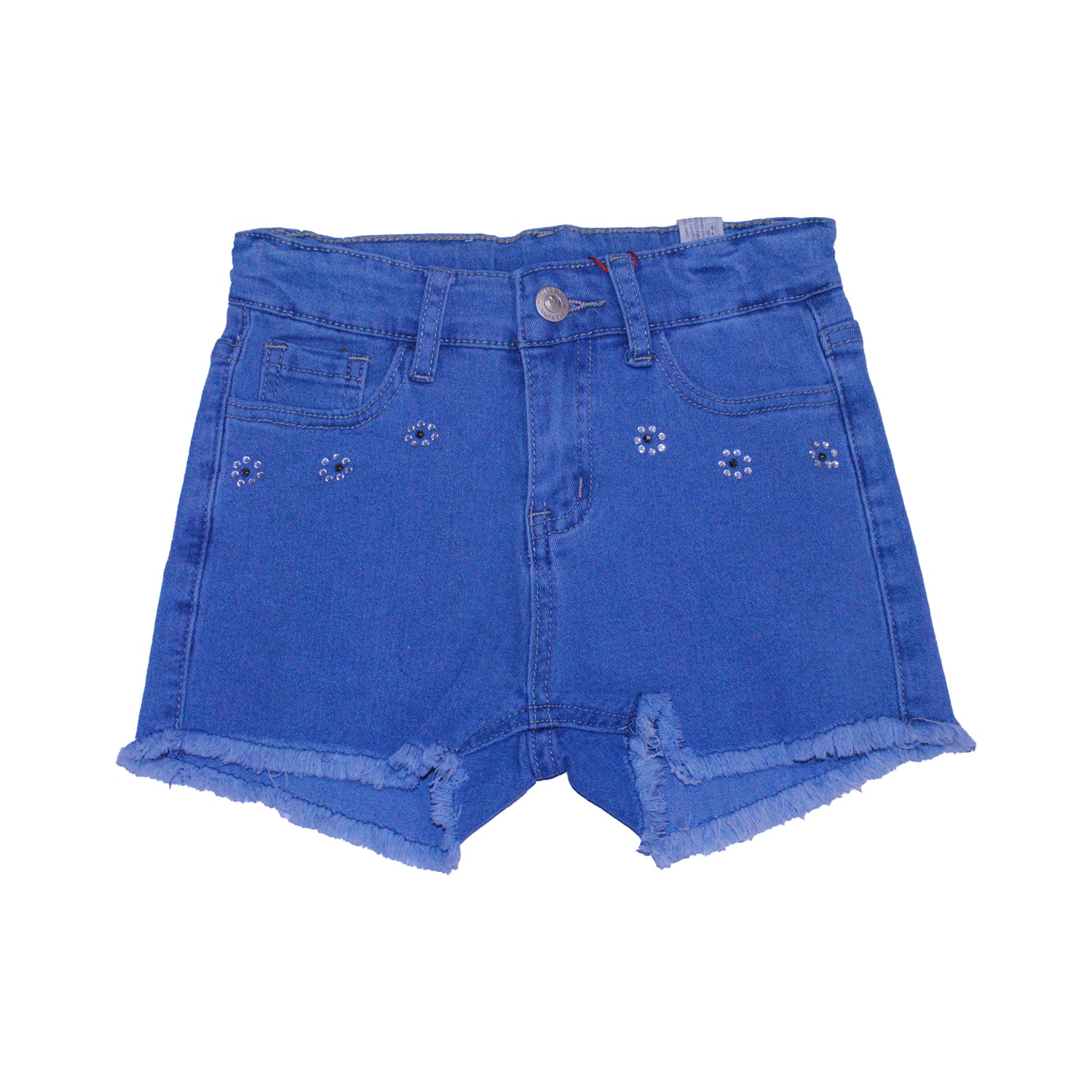 SHORT ALGODÓN NIÑA PILLÍN CELESTE PVW713CEL - 1