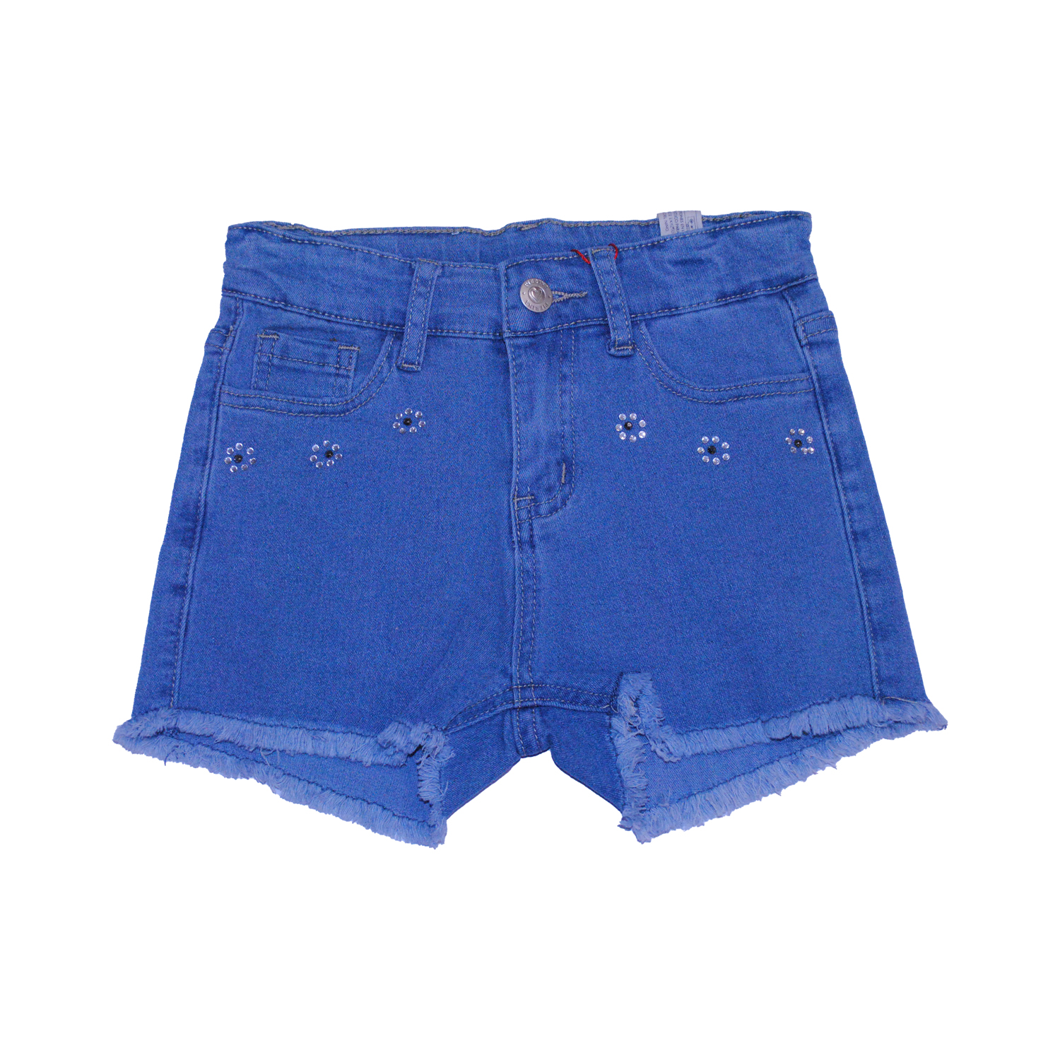 SHORT ALGODÓN NIÑA PILLÍN CELESTE PVW713CEL - 1