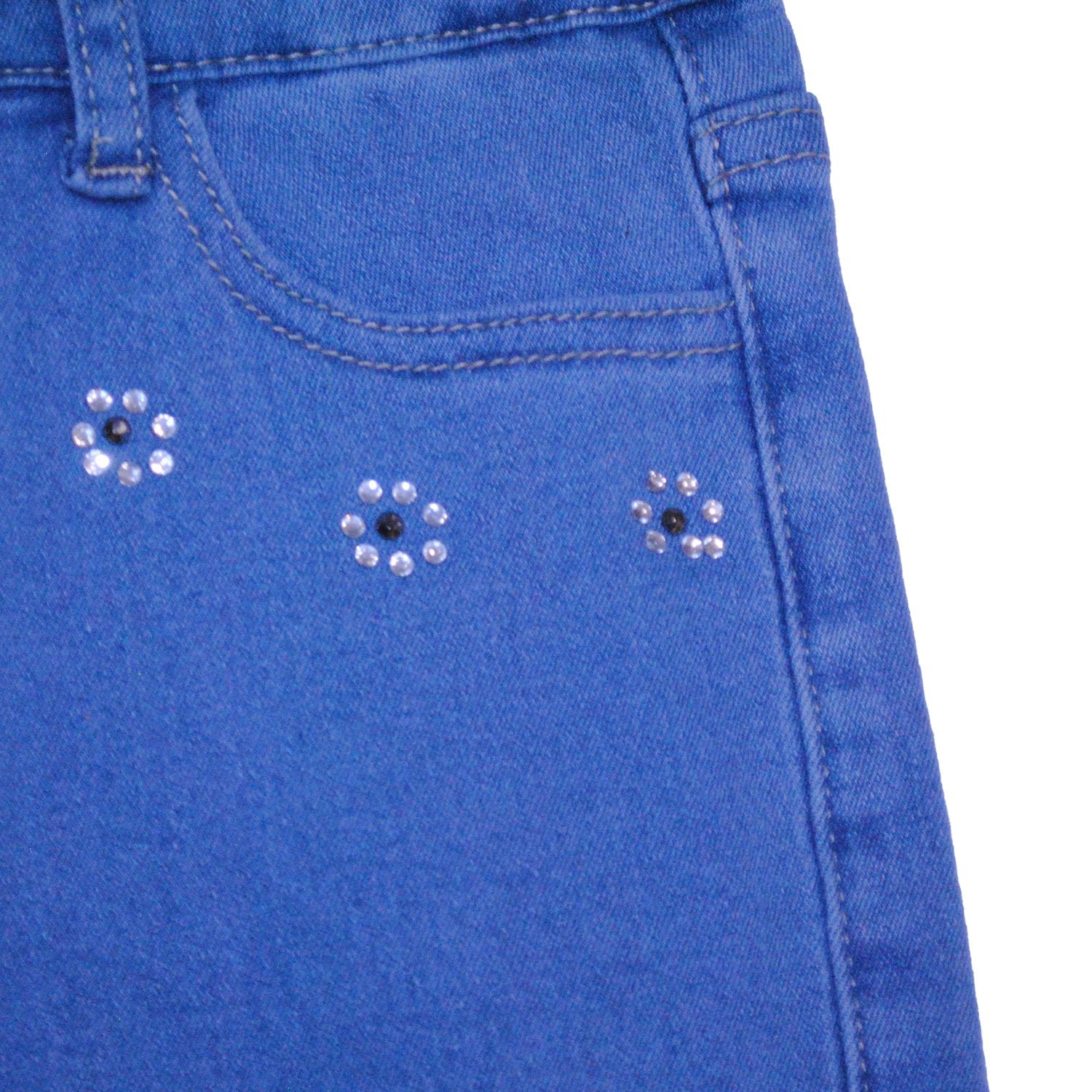 SHORT ALGODÓN NIÑA PILLÍN CELESTE PVW713CEL - 2