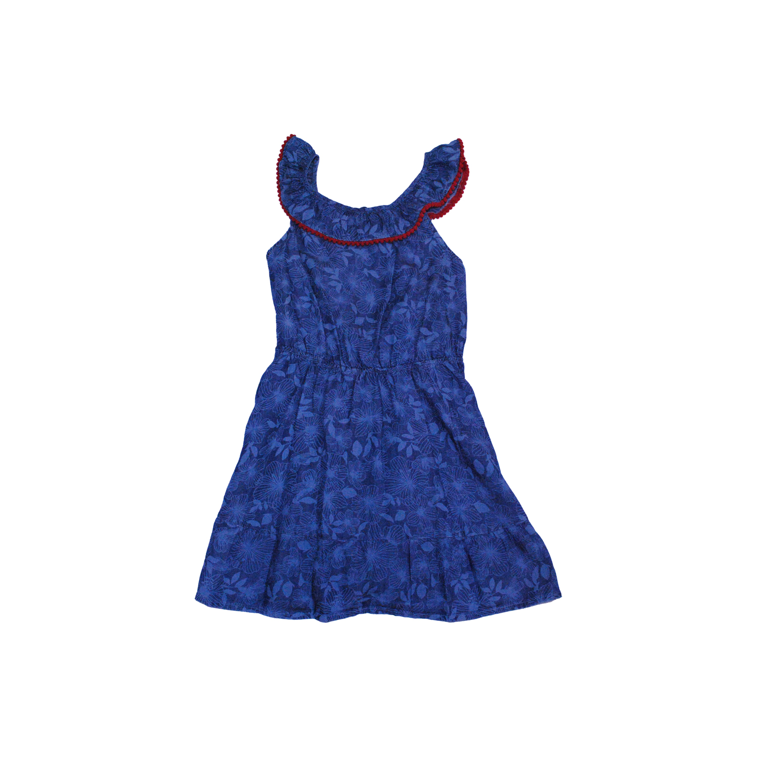 VESTIDO ALGODON NIÑA PILLIN DENIM PVW740DEN - 1