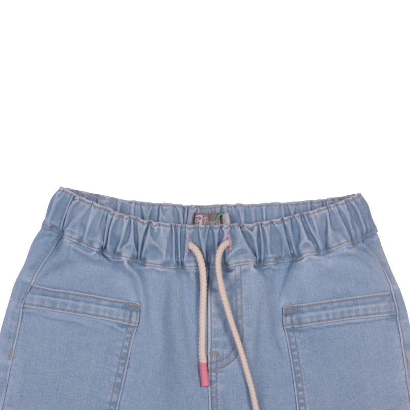 SHORT ALGODÓN NIÑA PILLÍN CELESTE PVW723CEL - 2