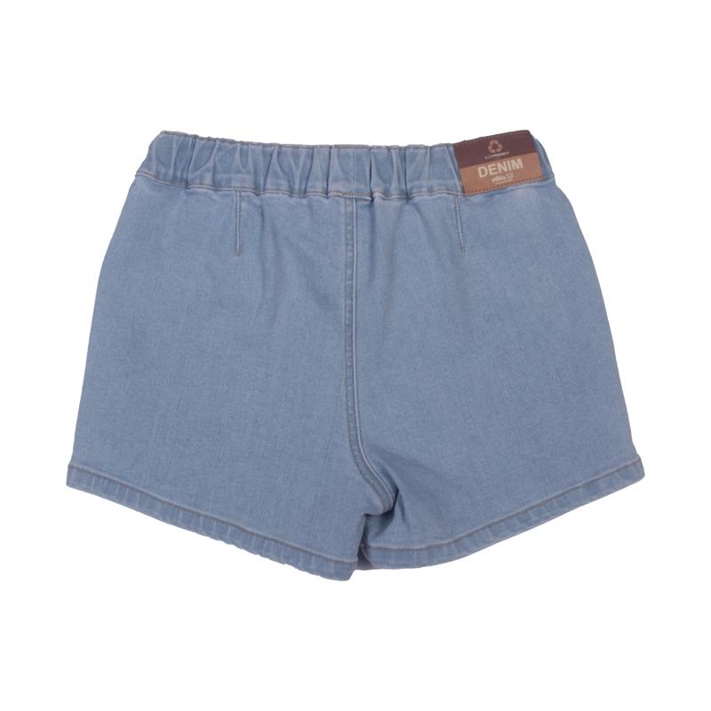SHORT ALGODÓN NIÑA PILLÍN CELESTE PVW723CEL - 4