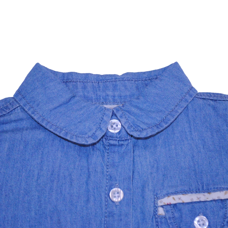 CAMISA ALGODON NIÑA PILLIN PVW700AZU BEBE AZUL - 3