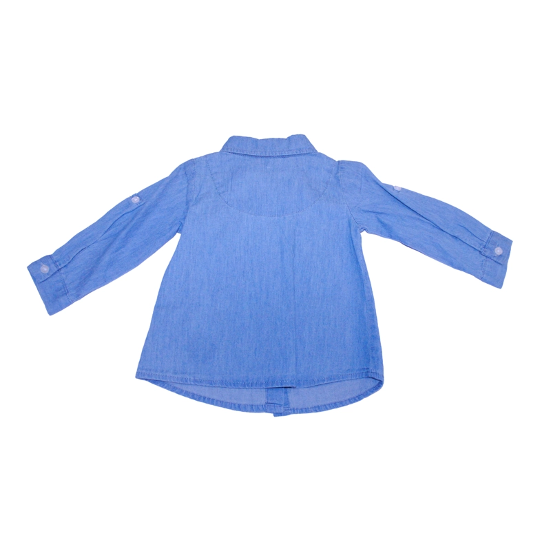 CAMISA ALGODON NIÑA PILLIN PVW700AZU BEBE AZUL - 4
