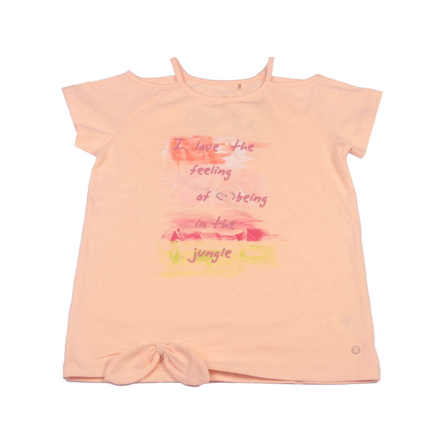 POLERA MANGA CORTA NIÑA PILLÍN PVW630DAM NARANJA - 1
