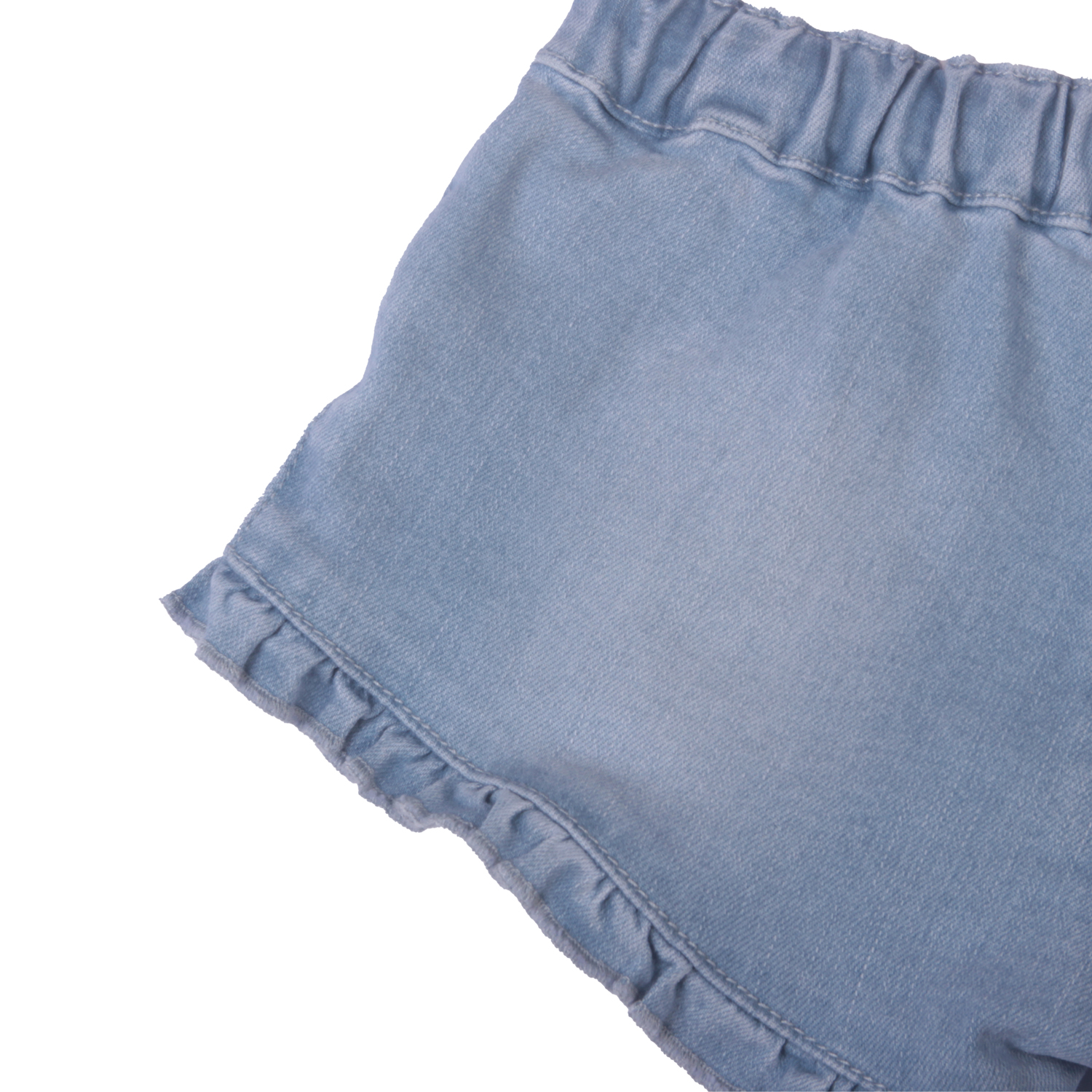 SHORT ALGODÓN NIÑA PILLÍN CELESTE BEBÉ PVW722CEL - 3