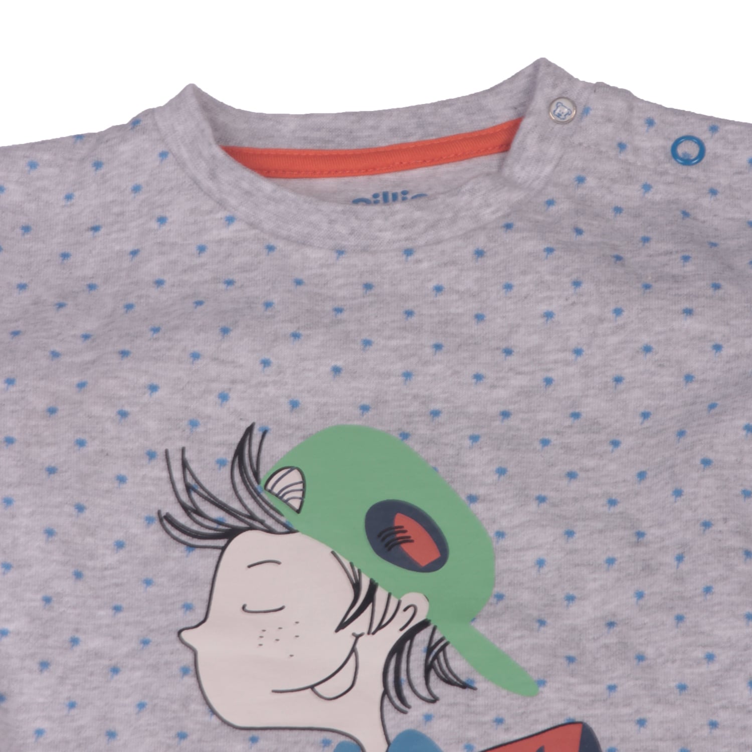 CONJUNTO BEBE NIÑO GRIS PILLIN - 2