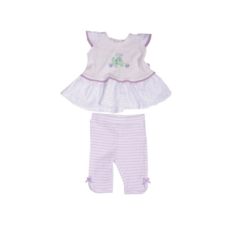 CONJUNTO NIÑA PILLIN BLANCO PVW213BCO RECIEN NACIDO - 1