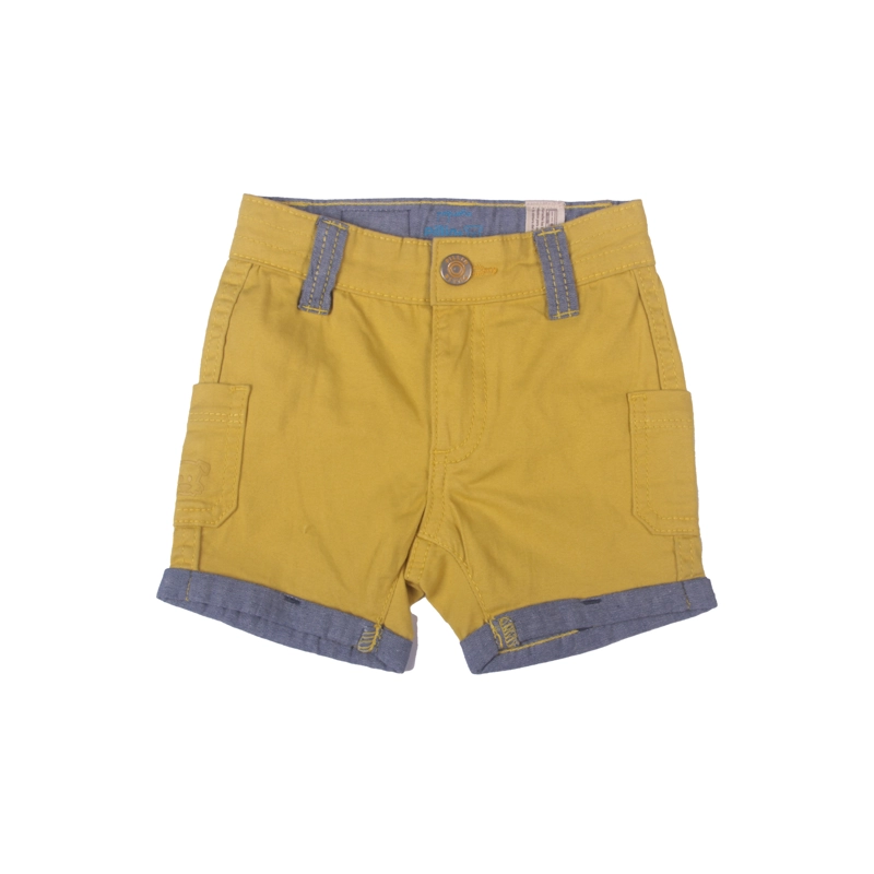 BERMUDA BEBE NIÑO EN COLOR AMARILLO PILLIN - 1