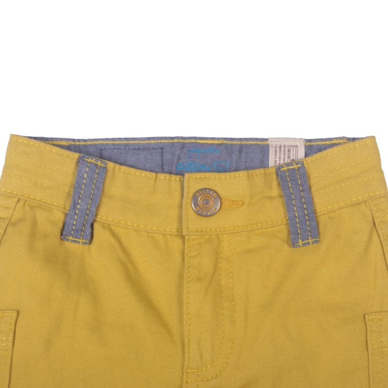 BERMUDA BEBE NIÑO EN COLOR AMARILLO PILLIN - 2