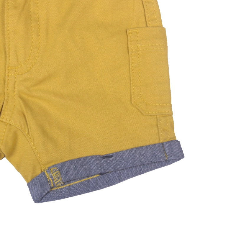 BERMUDA BEBE NIÑO EN COLOR AMARILLO PILLIN - 3