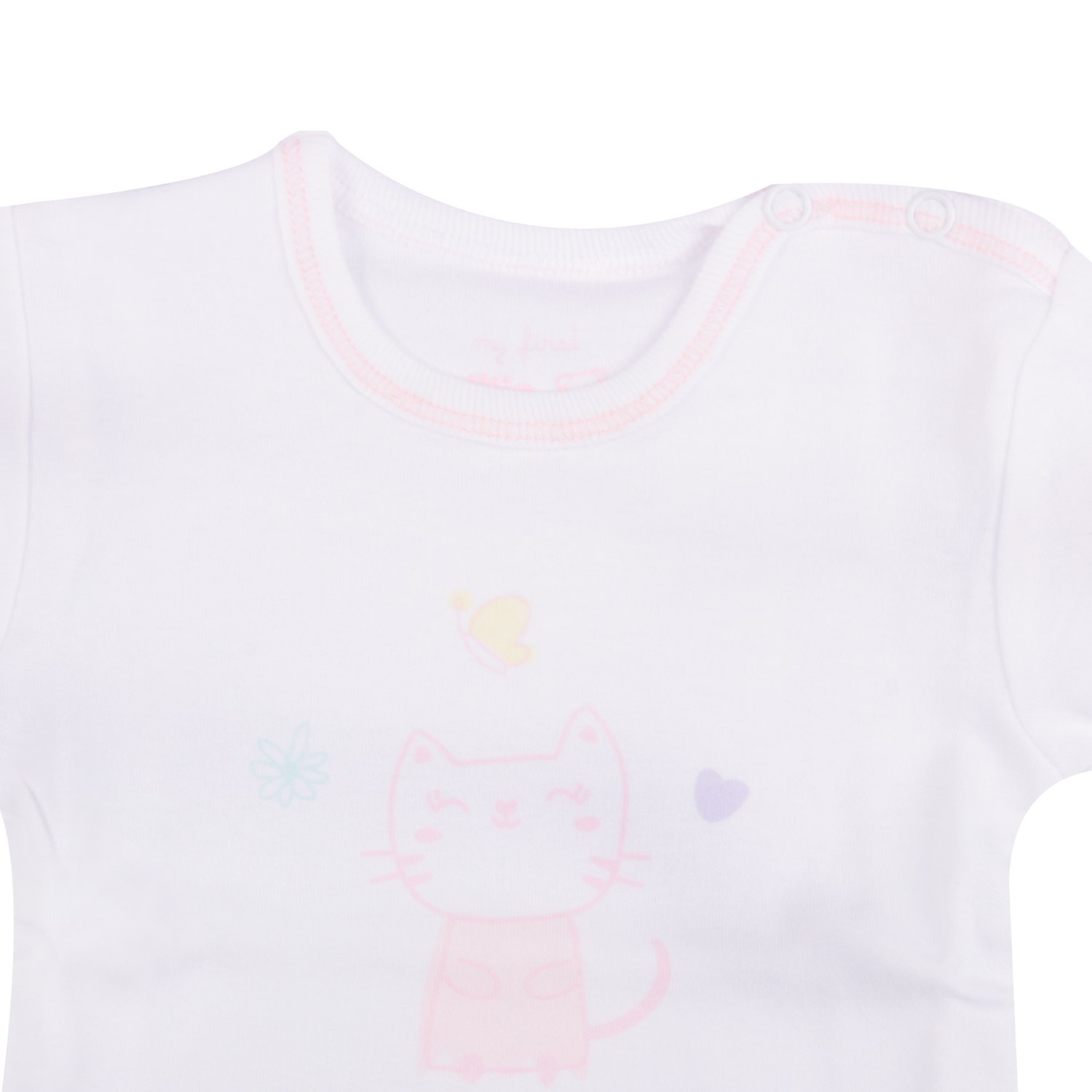 SET PARA BEBÉ ALGODÓN NIÑO PILLÍN PRW109SUR SET 2 PZAS CAMISETA BEBE MULTICOLOR - 2