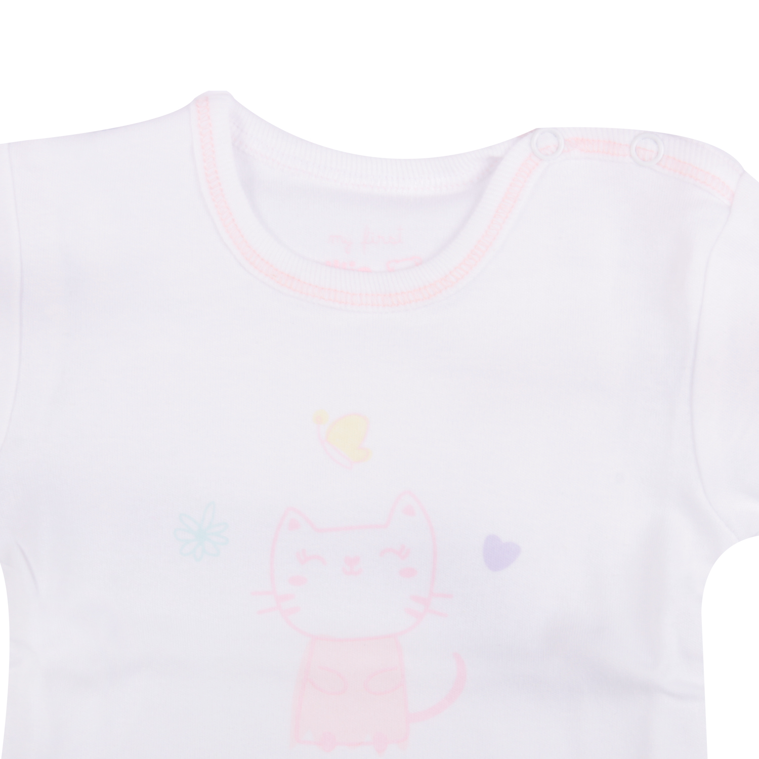 SET PARA BEBÉ ALGODÓN NIÑO PILLÍN PRW109SUR SET 2 PZAS CAMISETA BEBE MULTICOLOR - 2