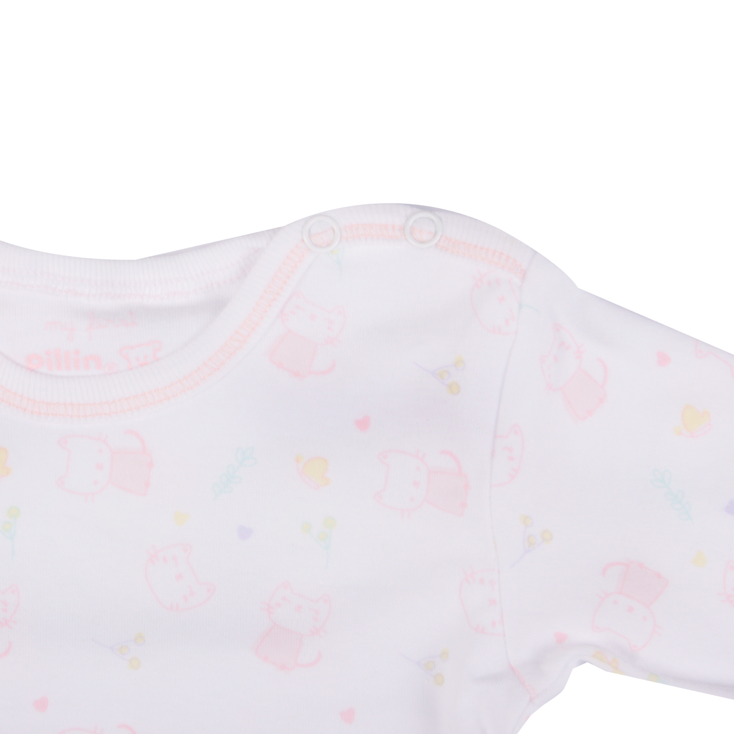 SET PARA BEBÉ ALGODÓN NIÑO PILLÍN PRW109SUR SET 2 PZAS CAMISETA BEBE MULTICOLOR - 3