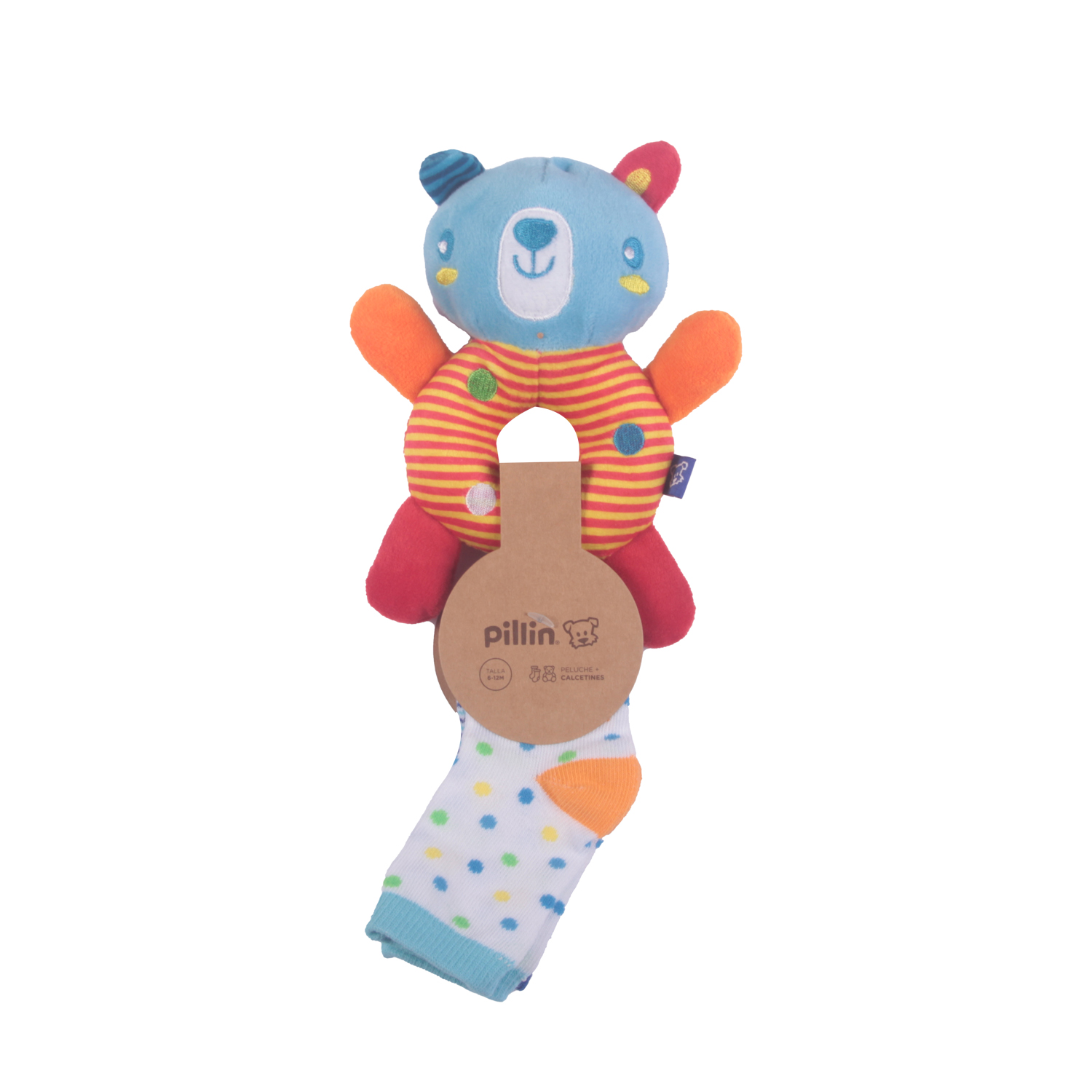 PELUCHE UNISEX PILLÍN CELESTE PRW166CEL - 1