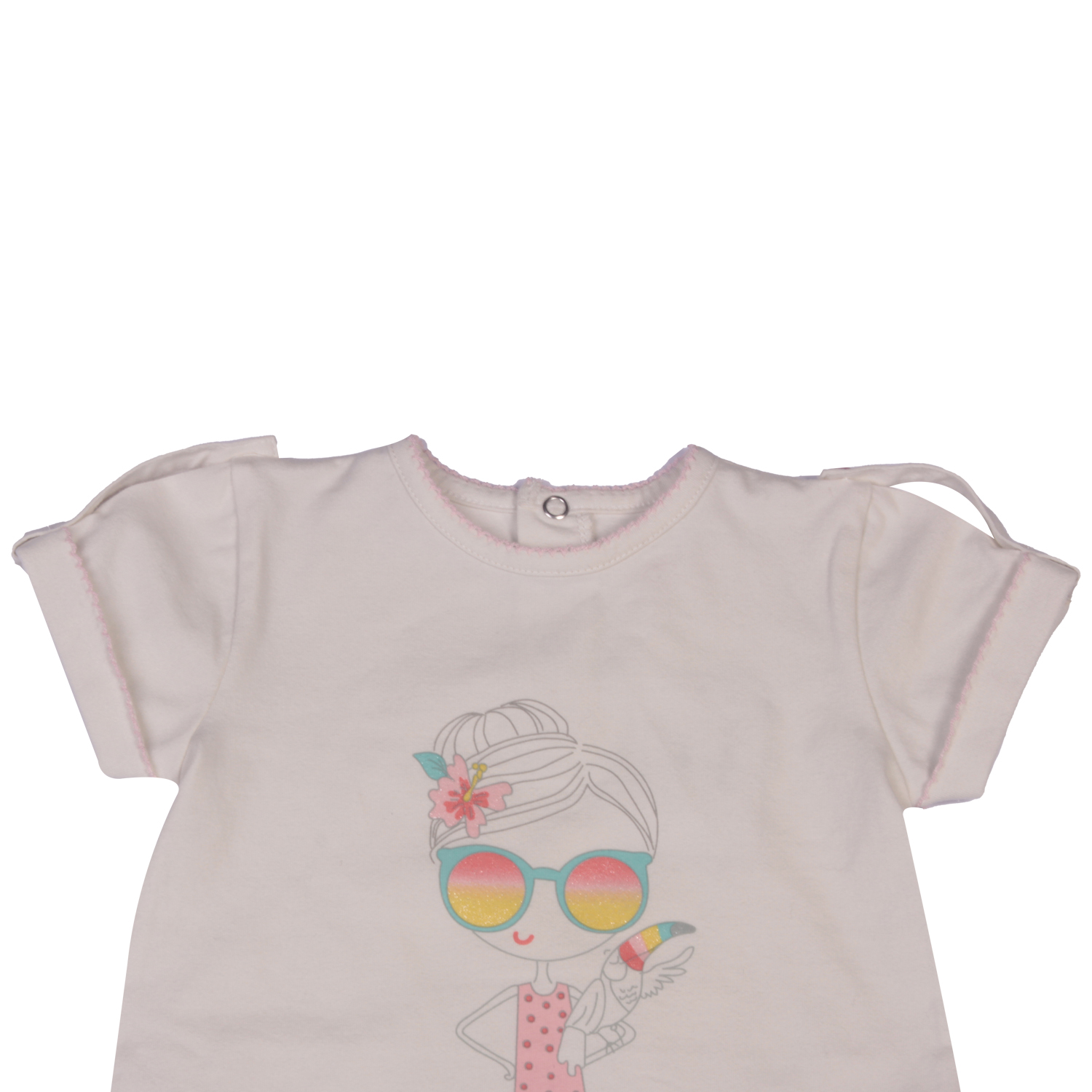 CONJUNTO NIÑA PILLIN BLANCO PVW743BCO BEBE - 2