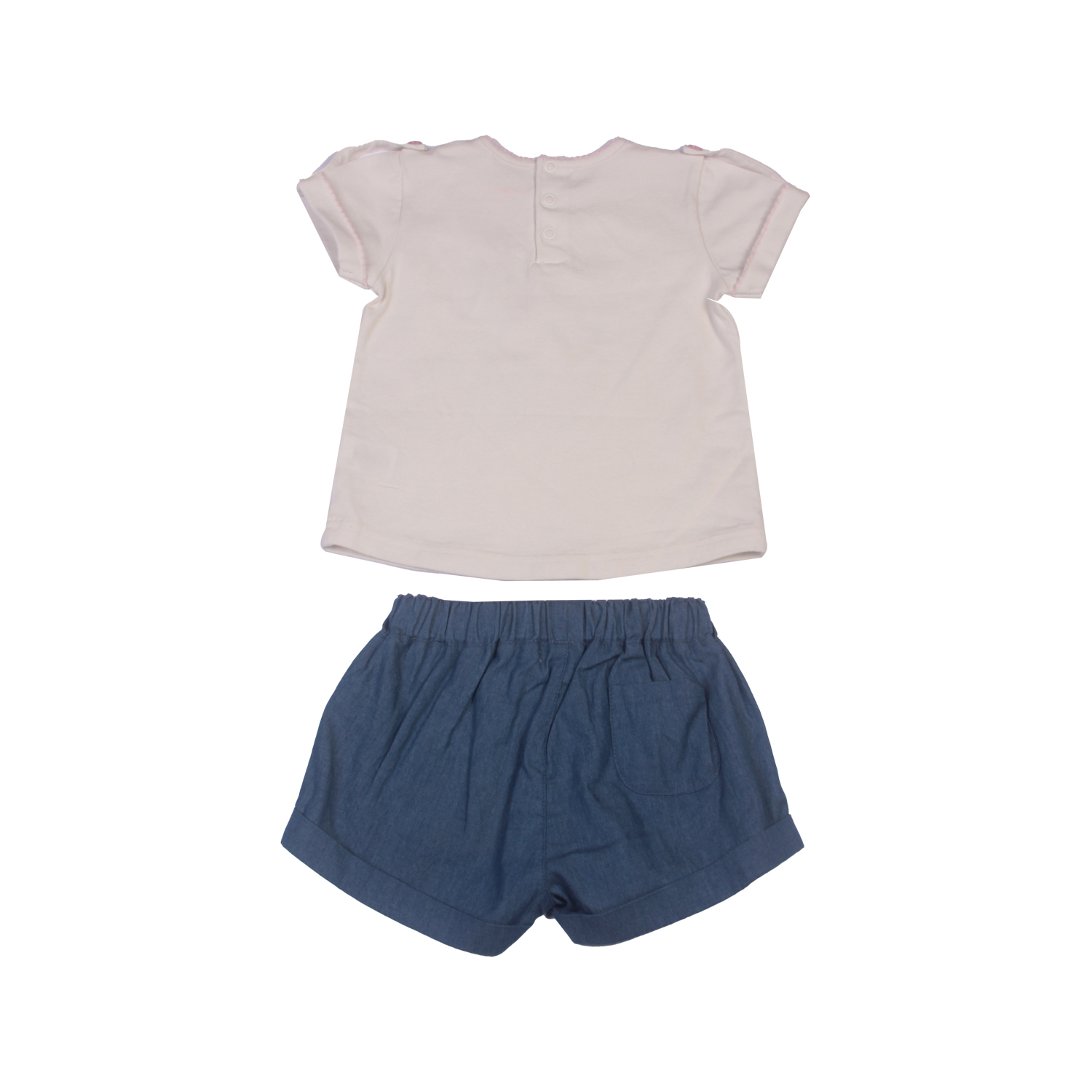CONJUNTO NIÑA PILLIN BLANCO PVW743BCO BEBE - 4