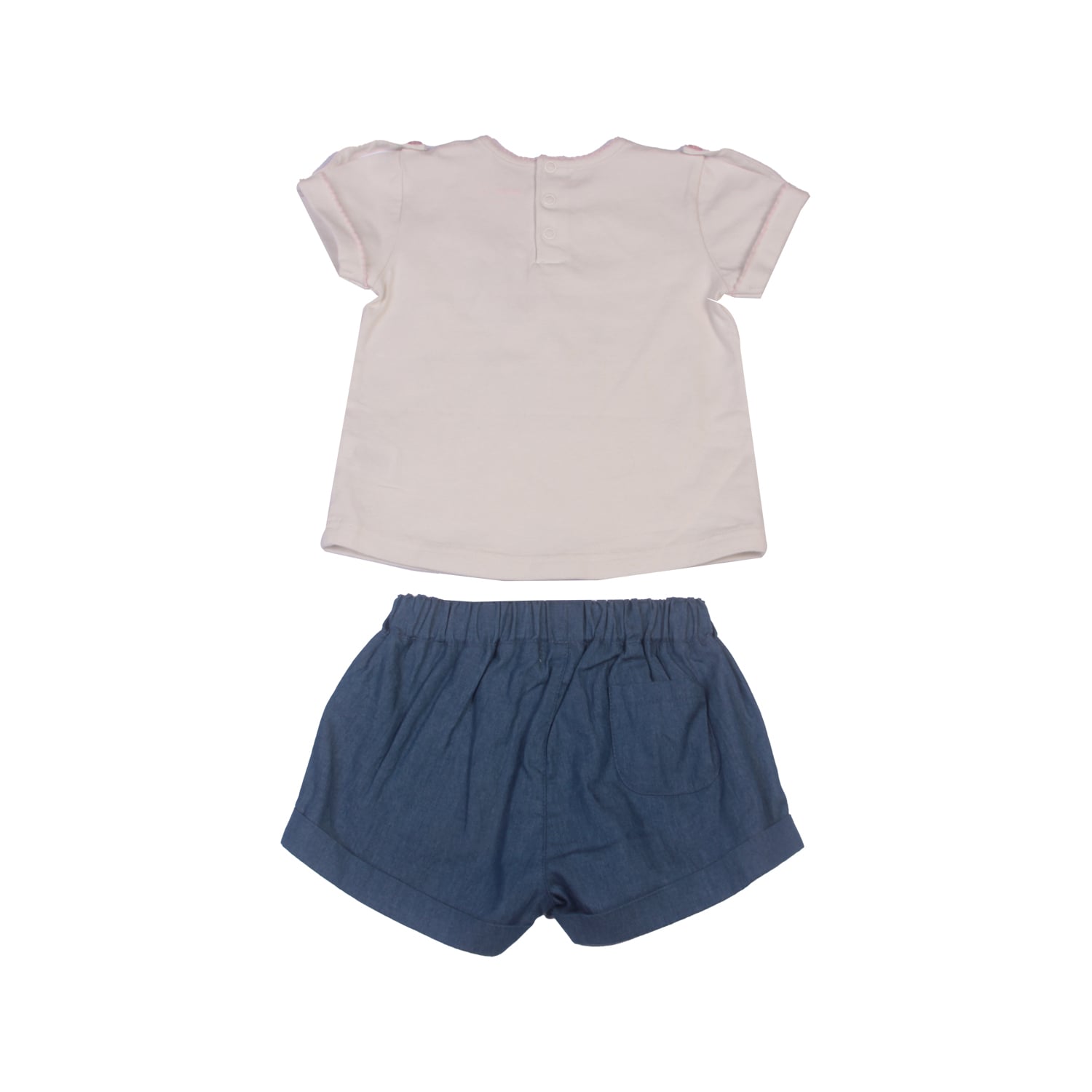 CONJUNTO NIÑA PILLIN BLANCO PVW743BCO BEBE - 4