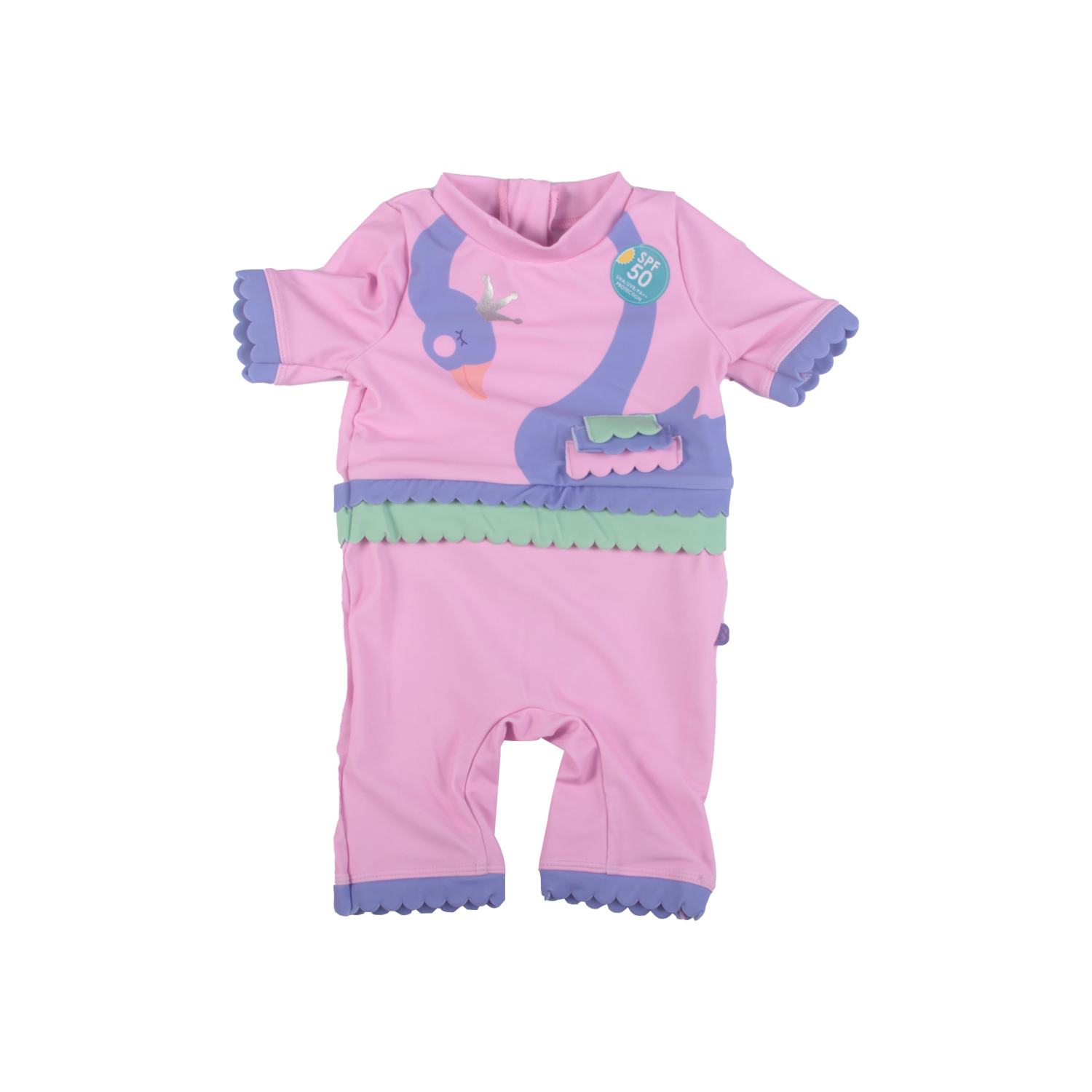 TRAJE DE BAÑO BEBE NIÑA PILLÍN MORADO PVW837MOR - 1