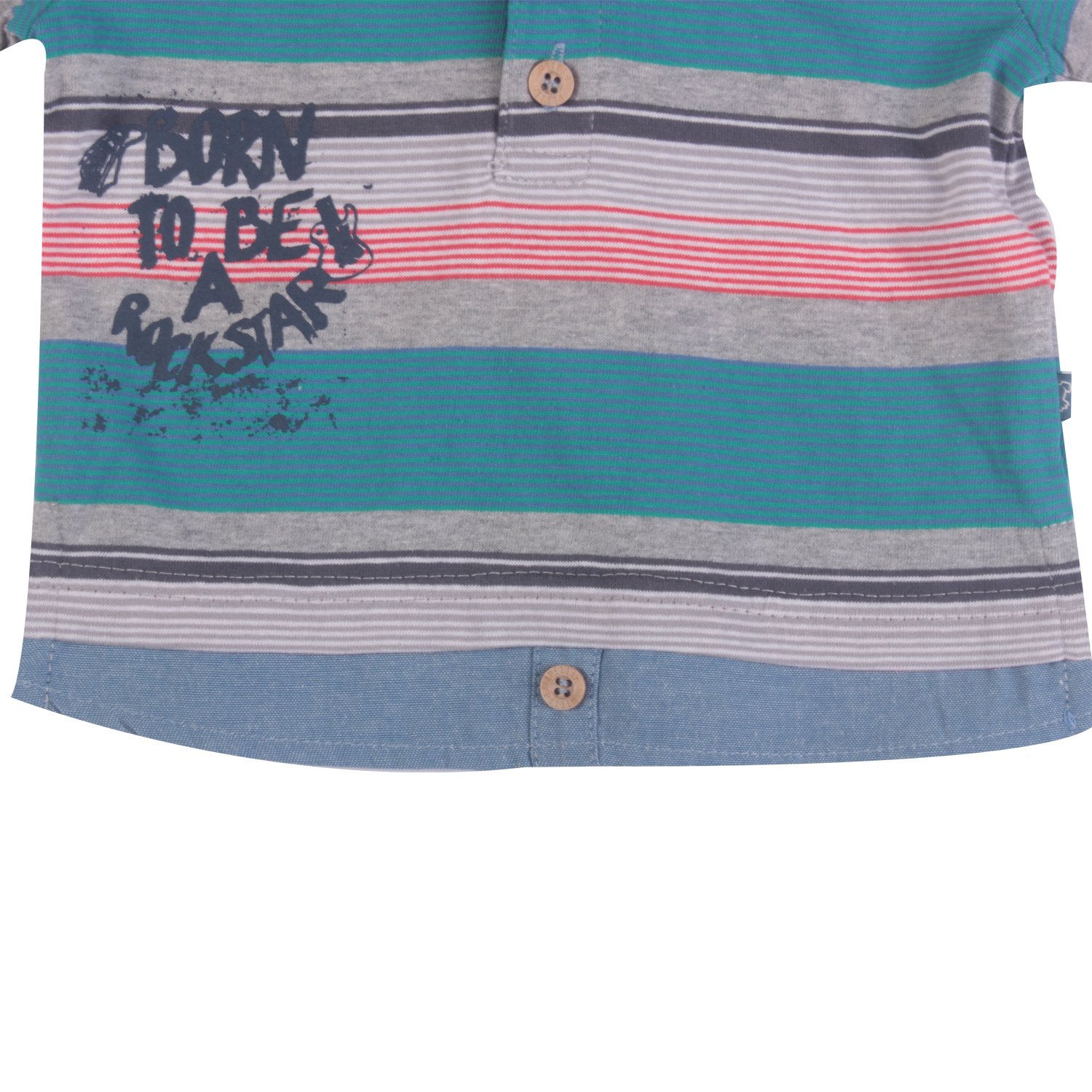 POLERA NIÑO PILLÍN PVW601GRI BEBE GRIS - 2