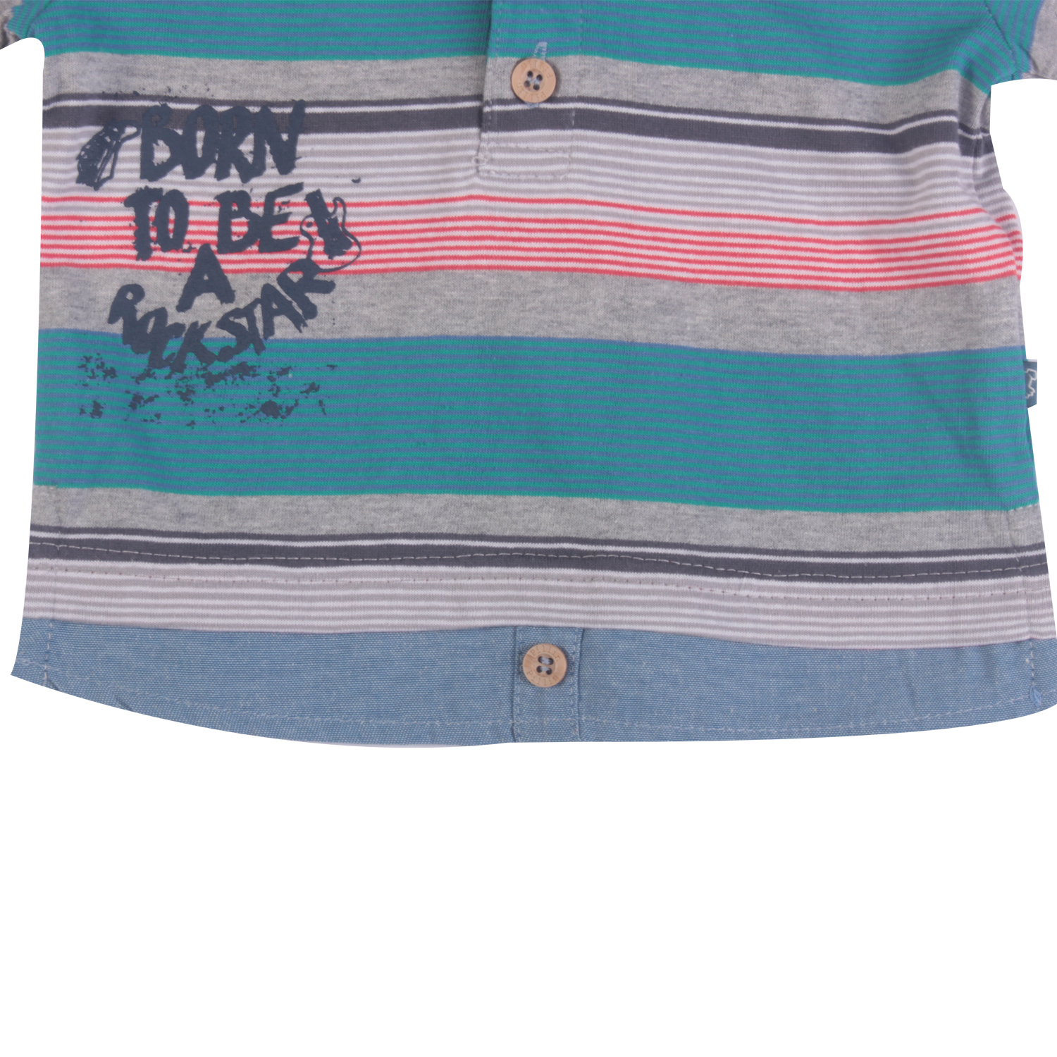 POLERA NIÑO PILLÍN PVW601GRI BEBE GRIS - 2