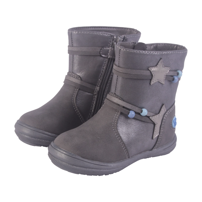 BOTA BEBE  NIÑA GRIS OSCURO PILLIN - 1