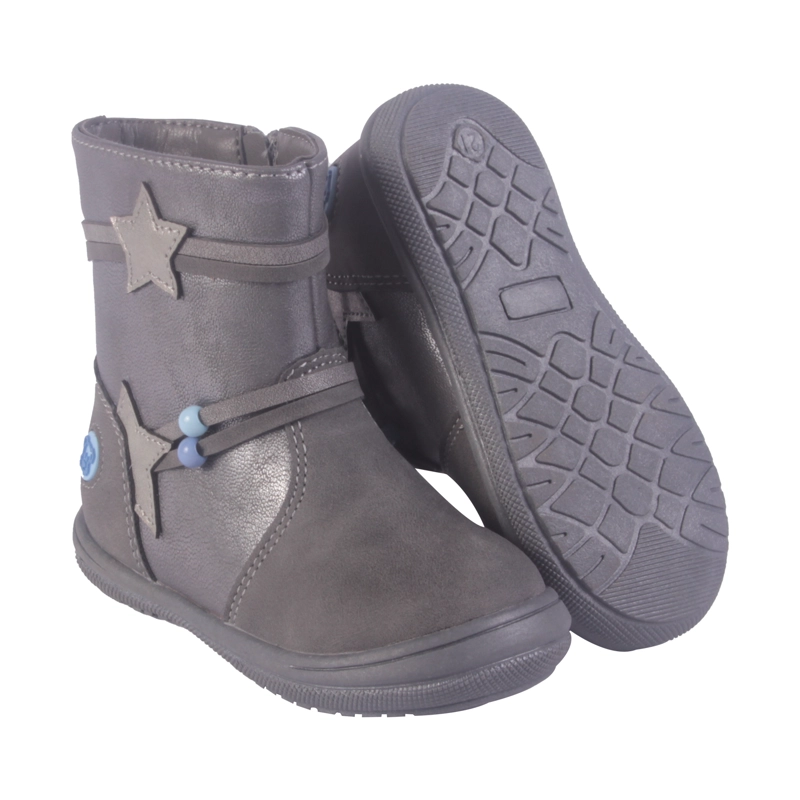 BOTA BEBE  NIÑA GRIS OSCURO PILLIN - 3