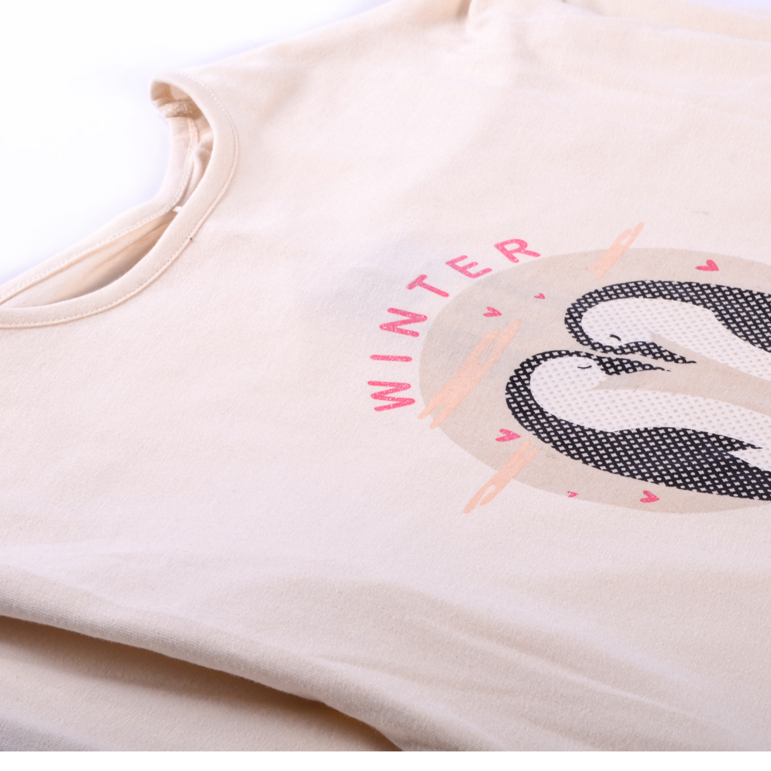 POLERA MANGA LARGA NIÑA PILLÍN TVX613CRU CRUDO - 2