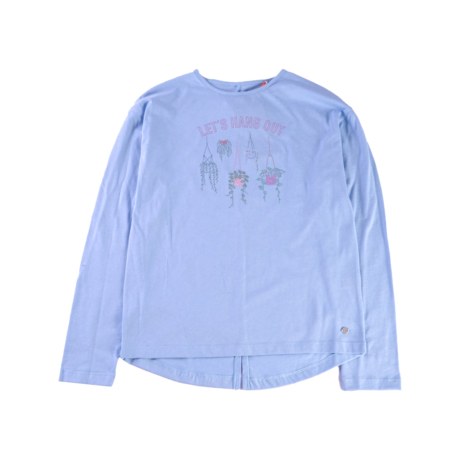 POLERA MANGA LARGA NIÑA PILLÍN TVX603VEL CELESTE - 1