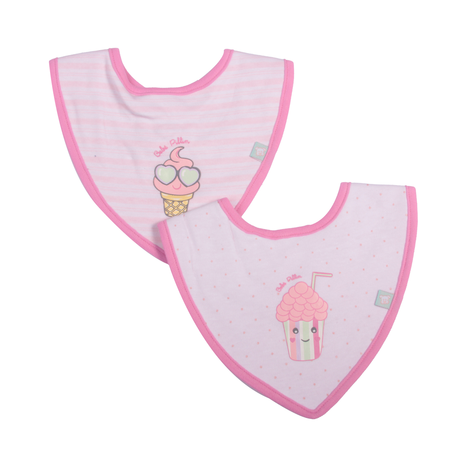 SET PILLÍN PVW225SUR 2 PZAS BABERO NIÑA MULTICOLOR - 1