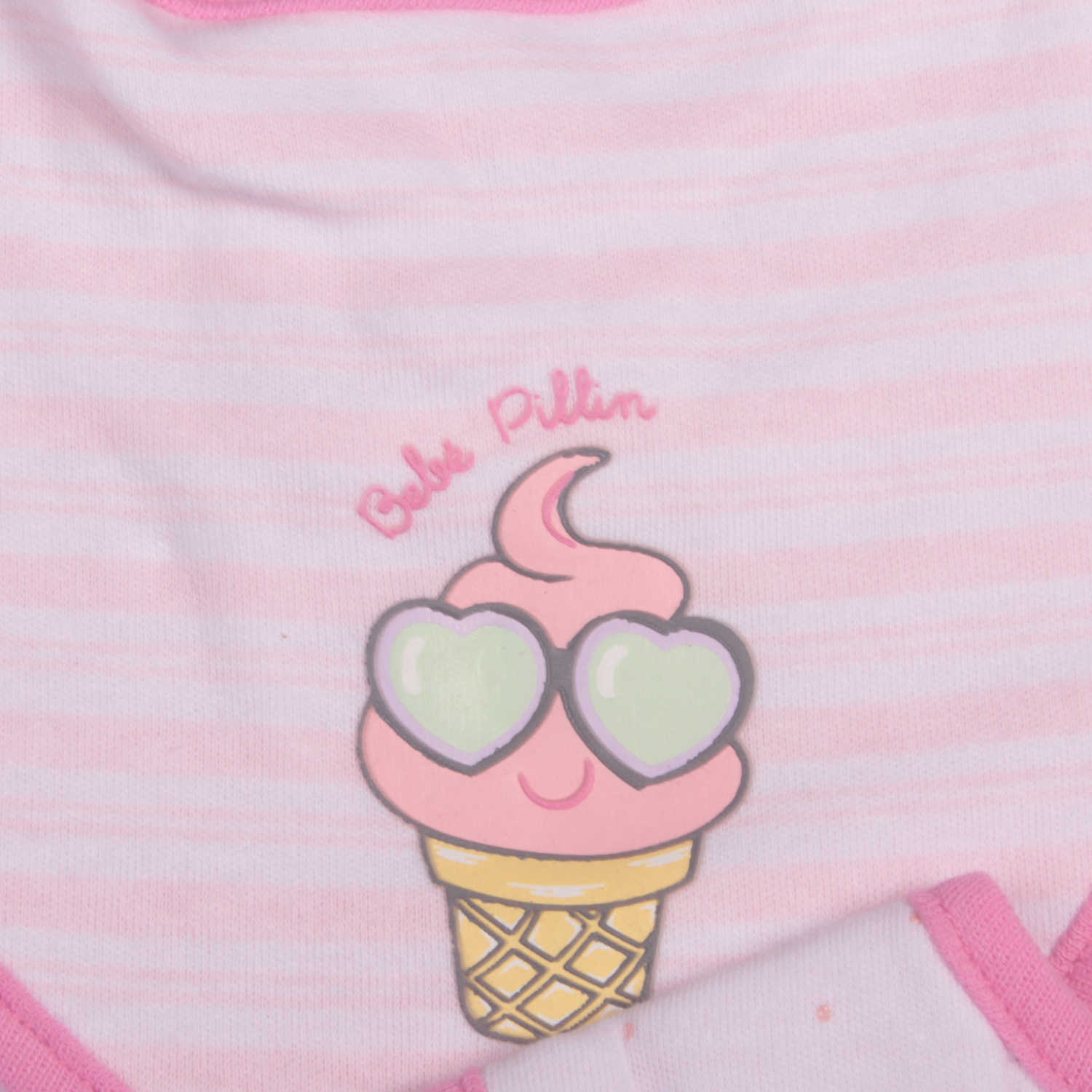 SET PILLÍN PVW225SUR 2 PZAS BABERO NIÑA MULTICOLOR - 4