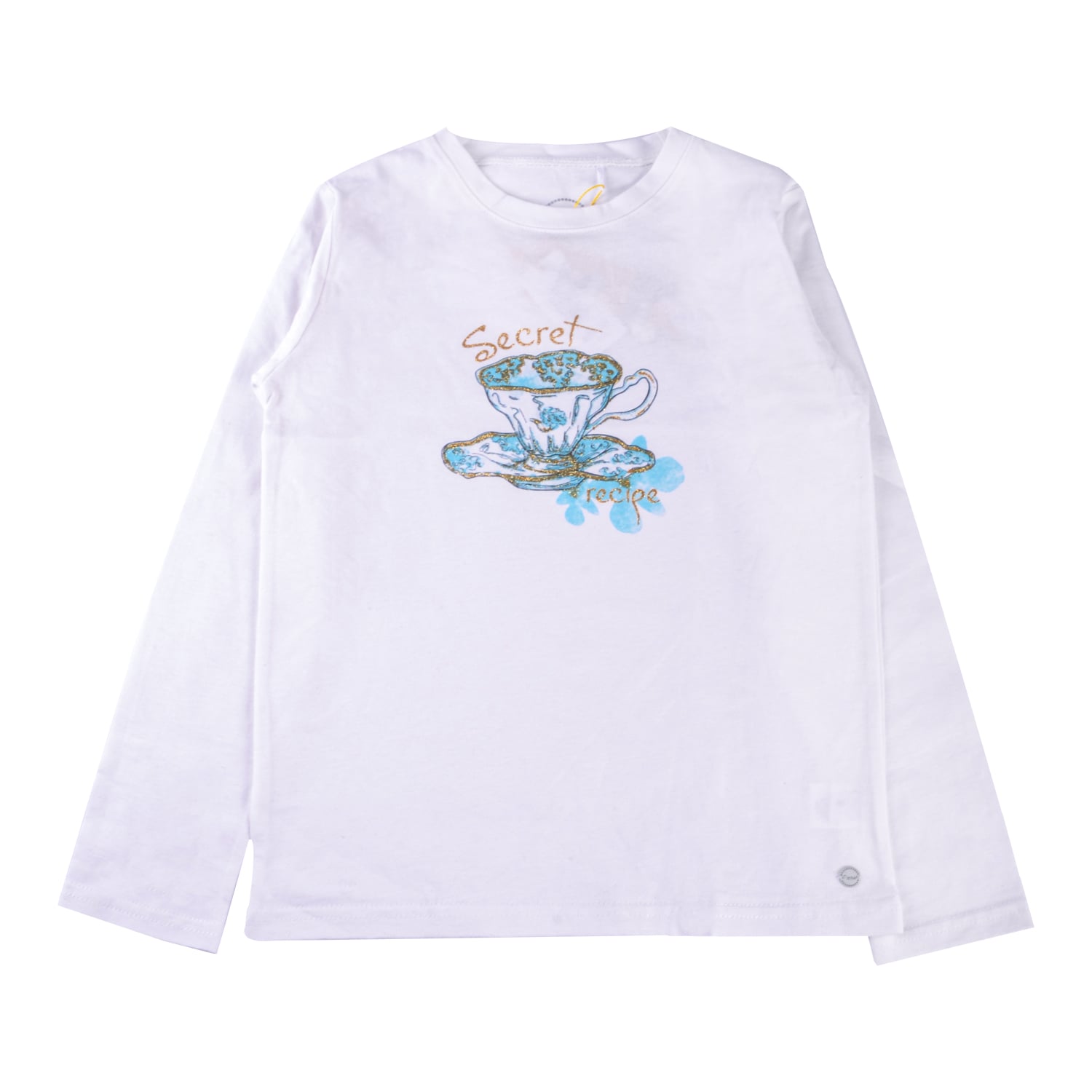 POLERA MANGA LARGA NIÑA CRUDO PILLIN - 1