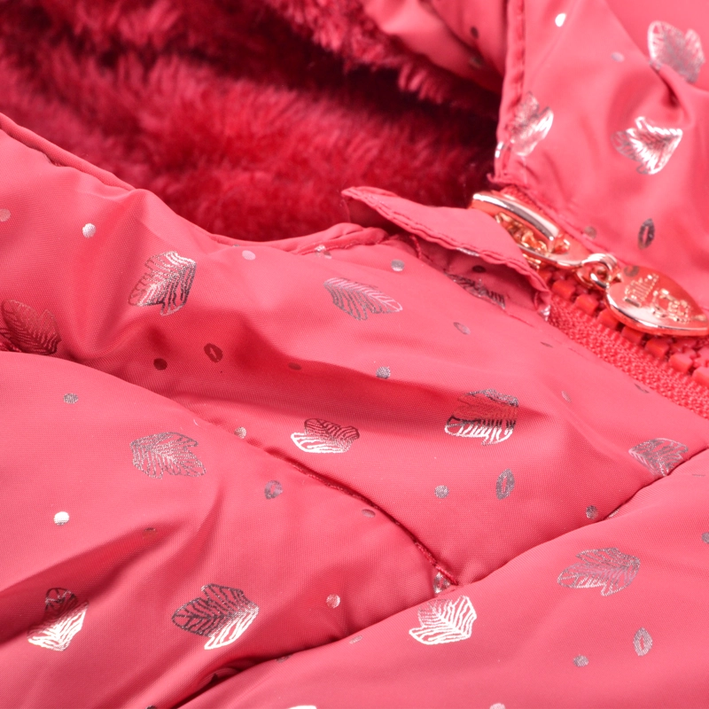 PARKA BEBE  NIÑA GUINDA PILLIN - 2