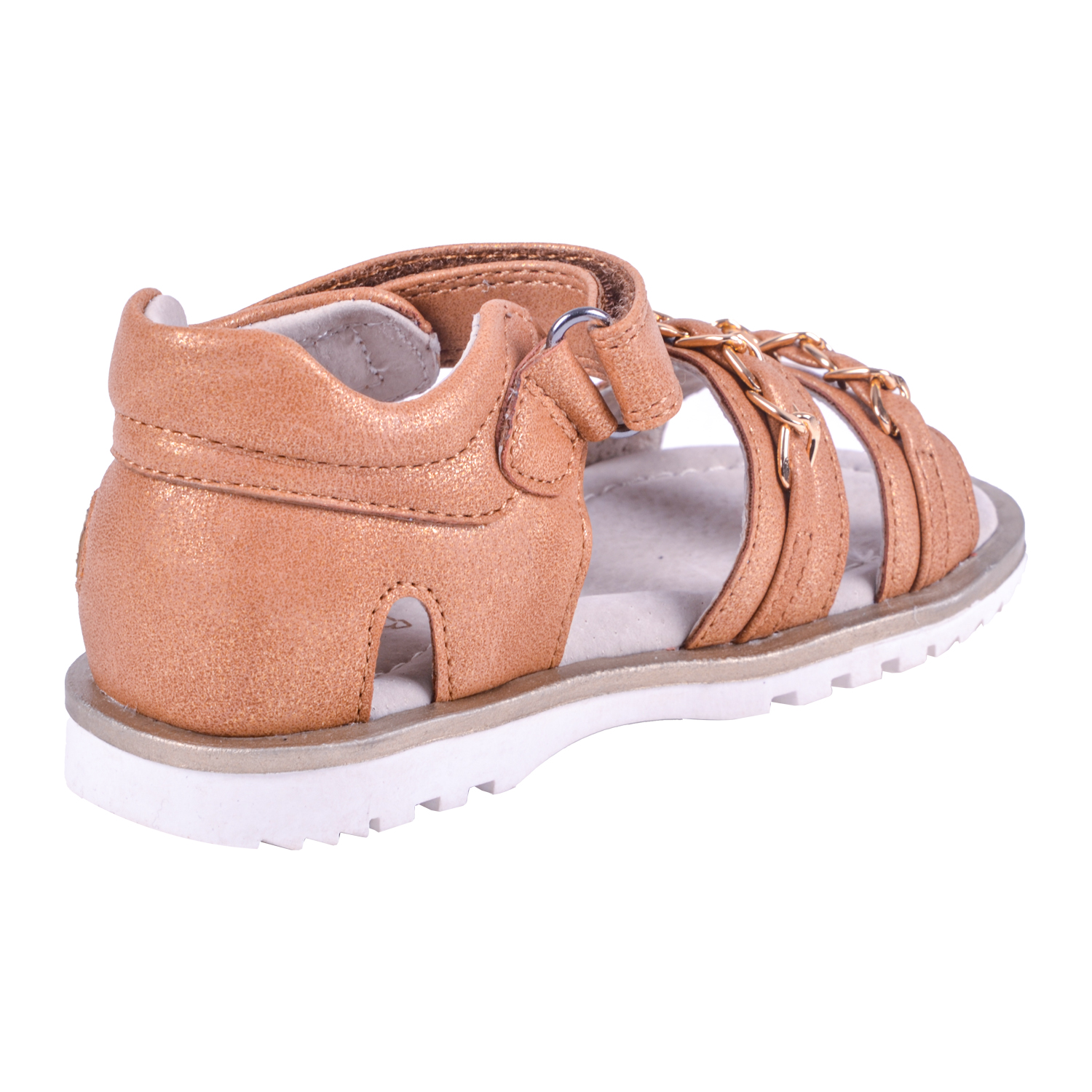 SANDALIAS NIÑA PILLÍN BEBE CAFÉ - 4