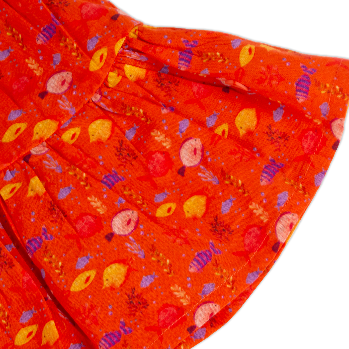 VESTIDO ALGODON NIÑA PILLIN NARANJO PVY811-23NAR BEBE NARANJA - 3