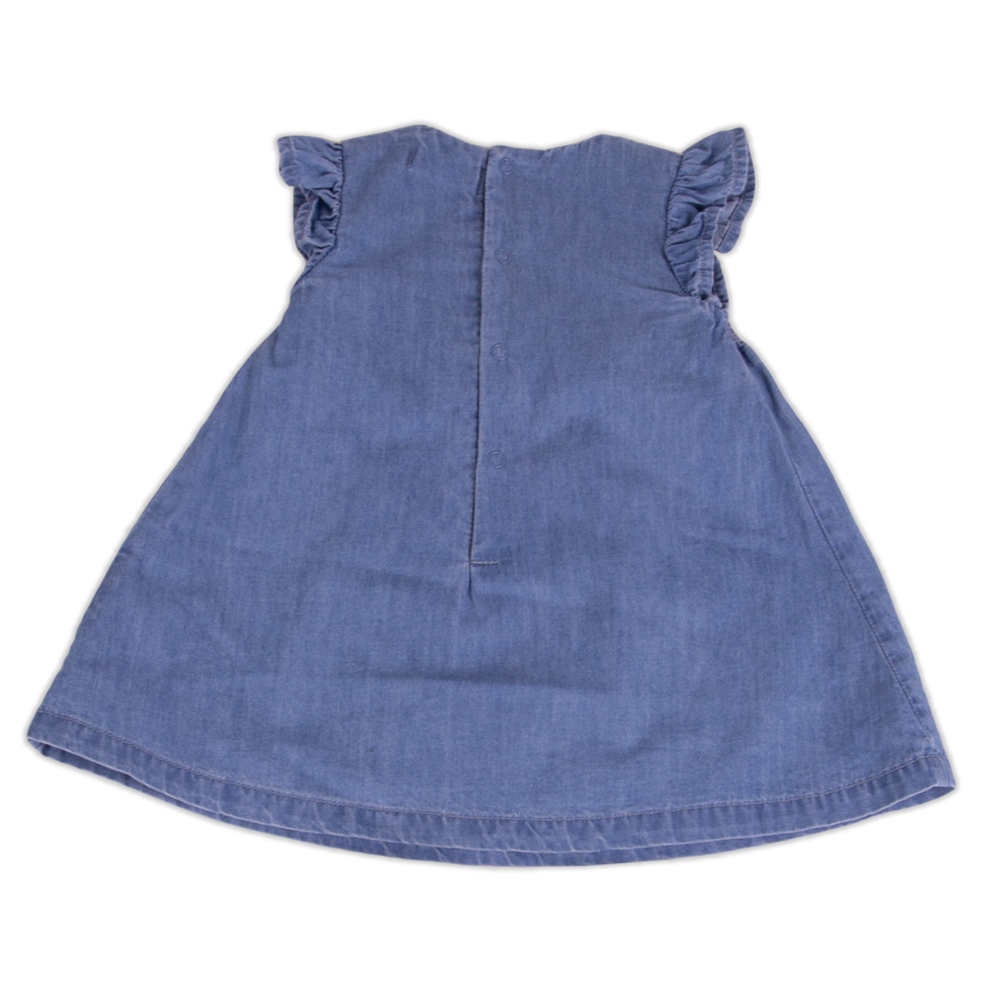 VESTIDO ALGODON NIÑA PILLIN DENIM PVY713-23DEN BEBE - 3