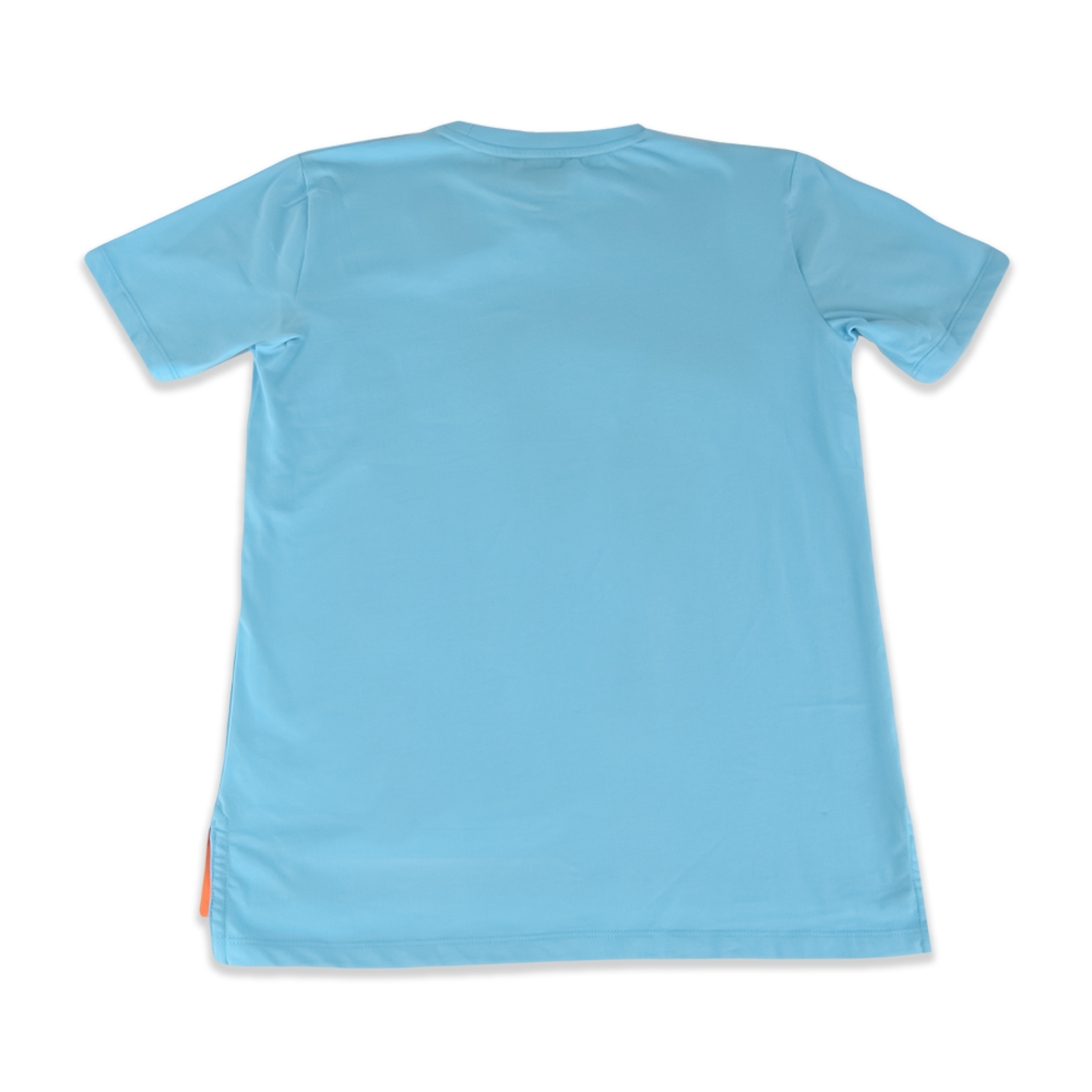 POLERA MANGA CORTA NIÑO TURQUESA PILLIN - 2