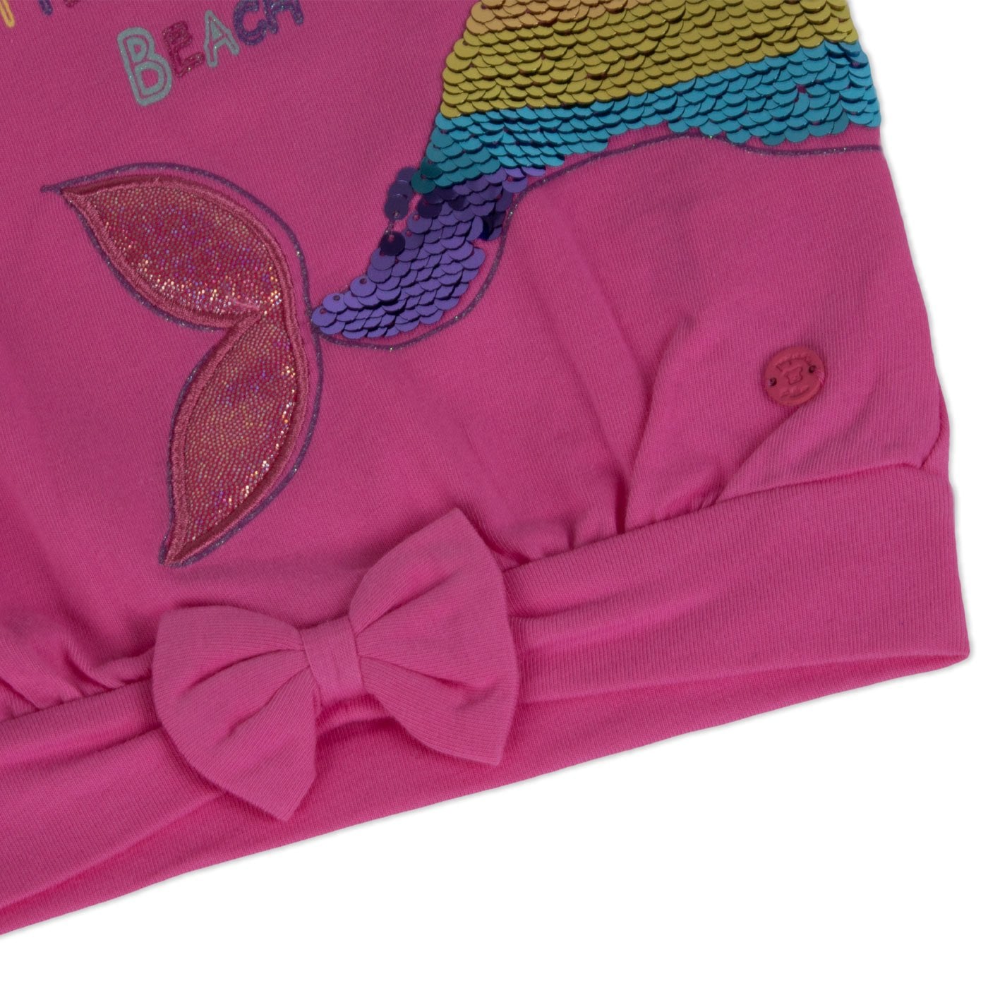 POLERA MANGA CORTA ALGODÓN NIÑA PILLÍN PVY634-23FUC BEBE FUCSIA - 2