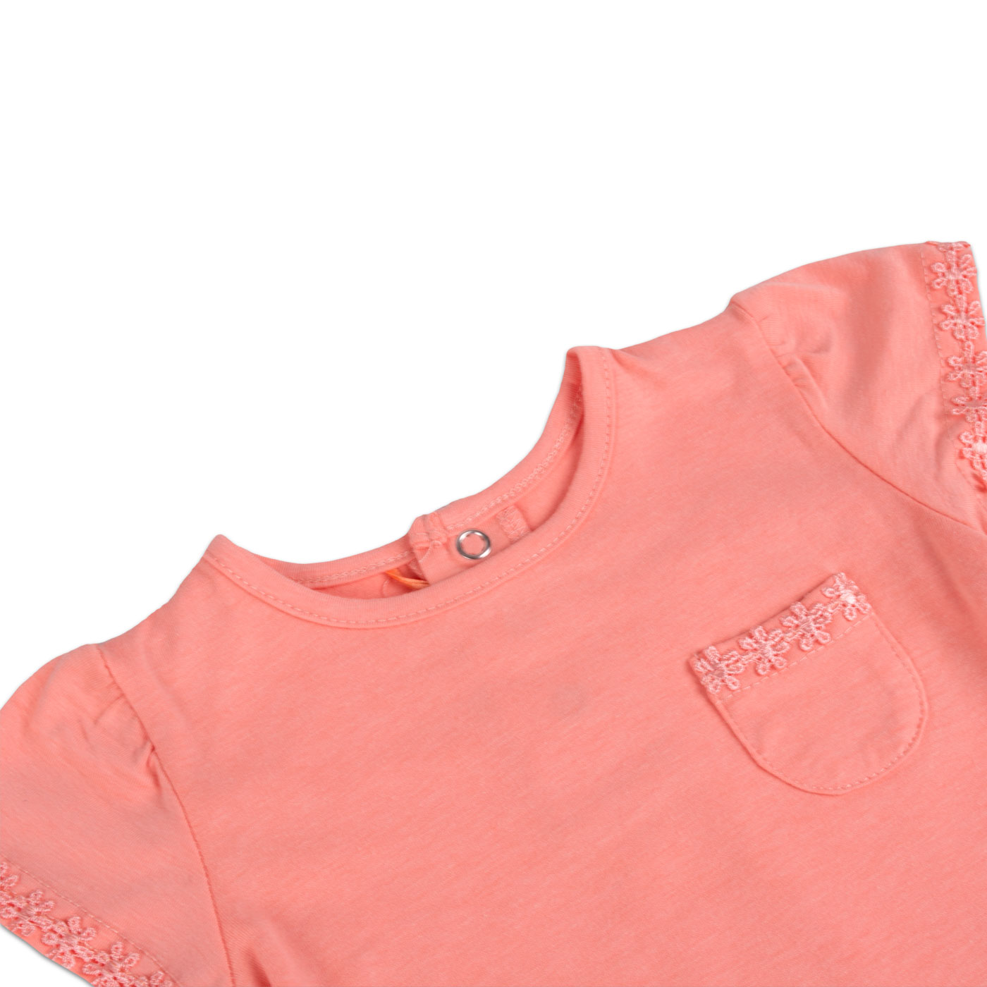 POLERA MANGA CORTA NIÑA PILLÍN PVY606-23DAM BEBE NARANJA - 2