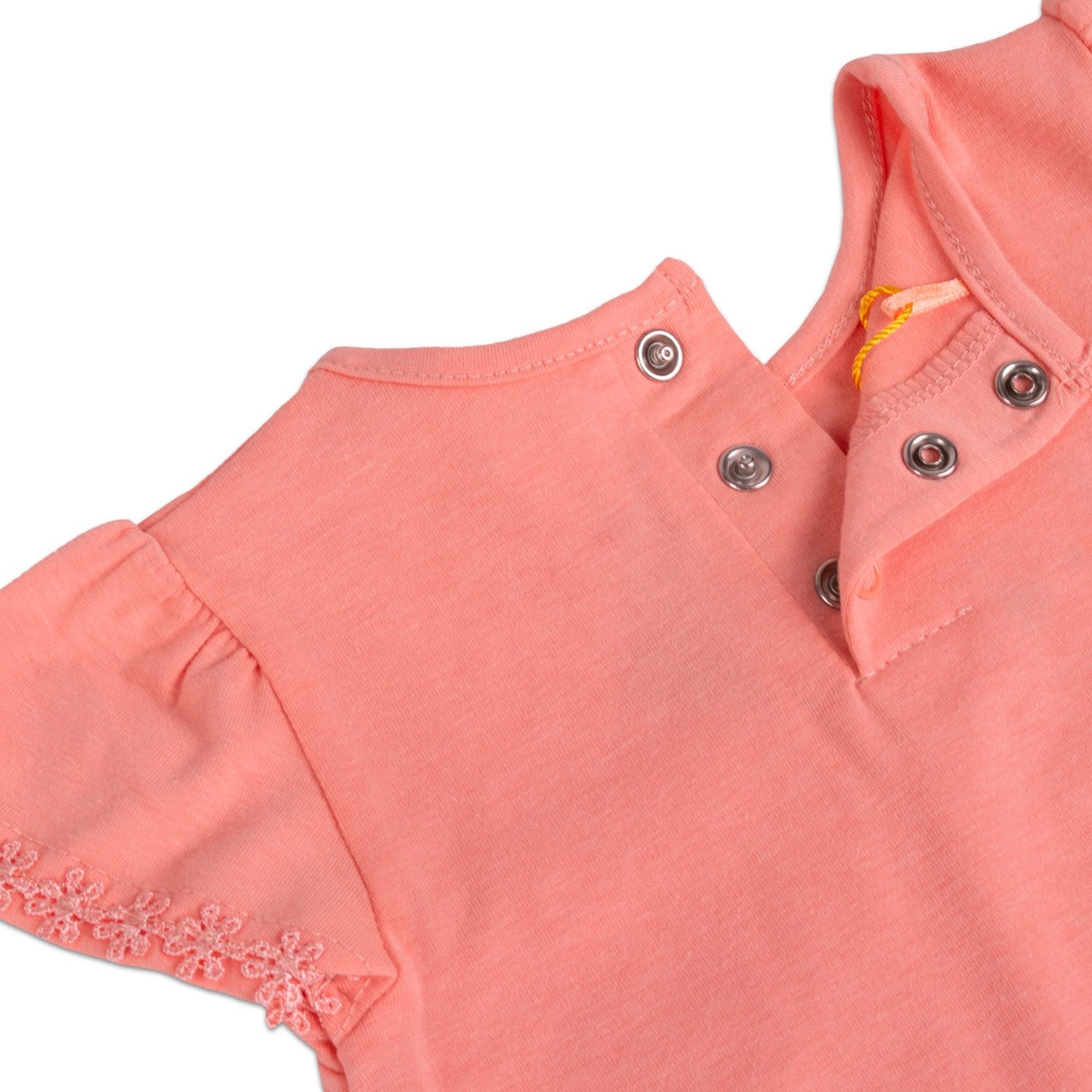 POLERA MANGA CORTA NIÑA PILLÍN PVY606-23DAM BEBE NARANJA - 3