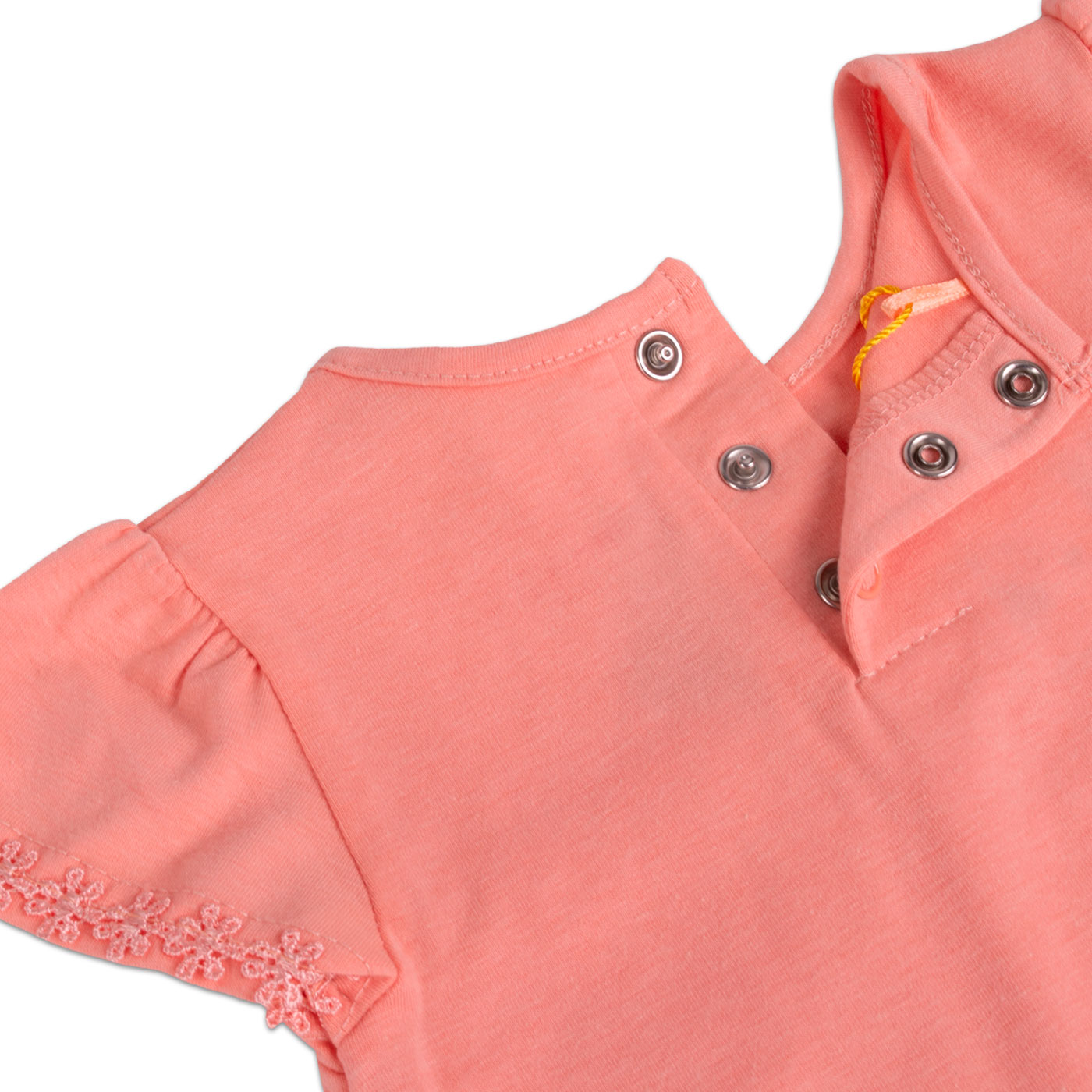 POLERA MANGA CORTA NIÑA PILLÍN PVY606-23DAM BEBE NARANJA - 3