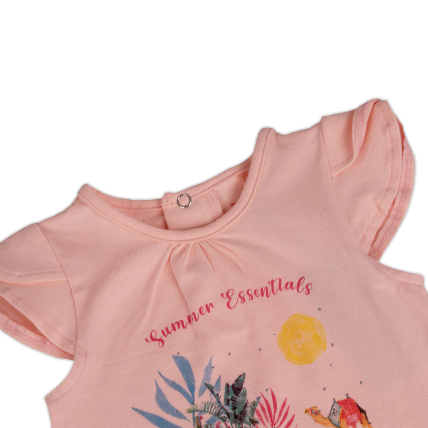 POLERA MANGA CORTA NIÑA PILLÍN PVY645-23DAM BEBE NARANJA - 2