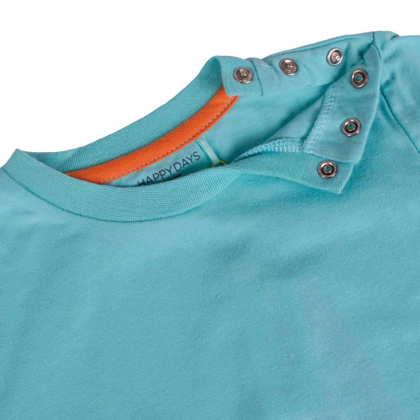 POLERA MANGA CORTA ALGODÓN NIÑO PILLÍN PVY627-23TUR BEBE TURQUESA - 2