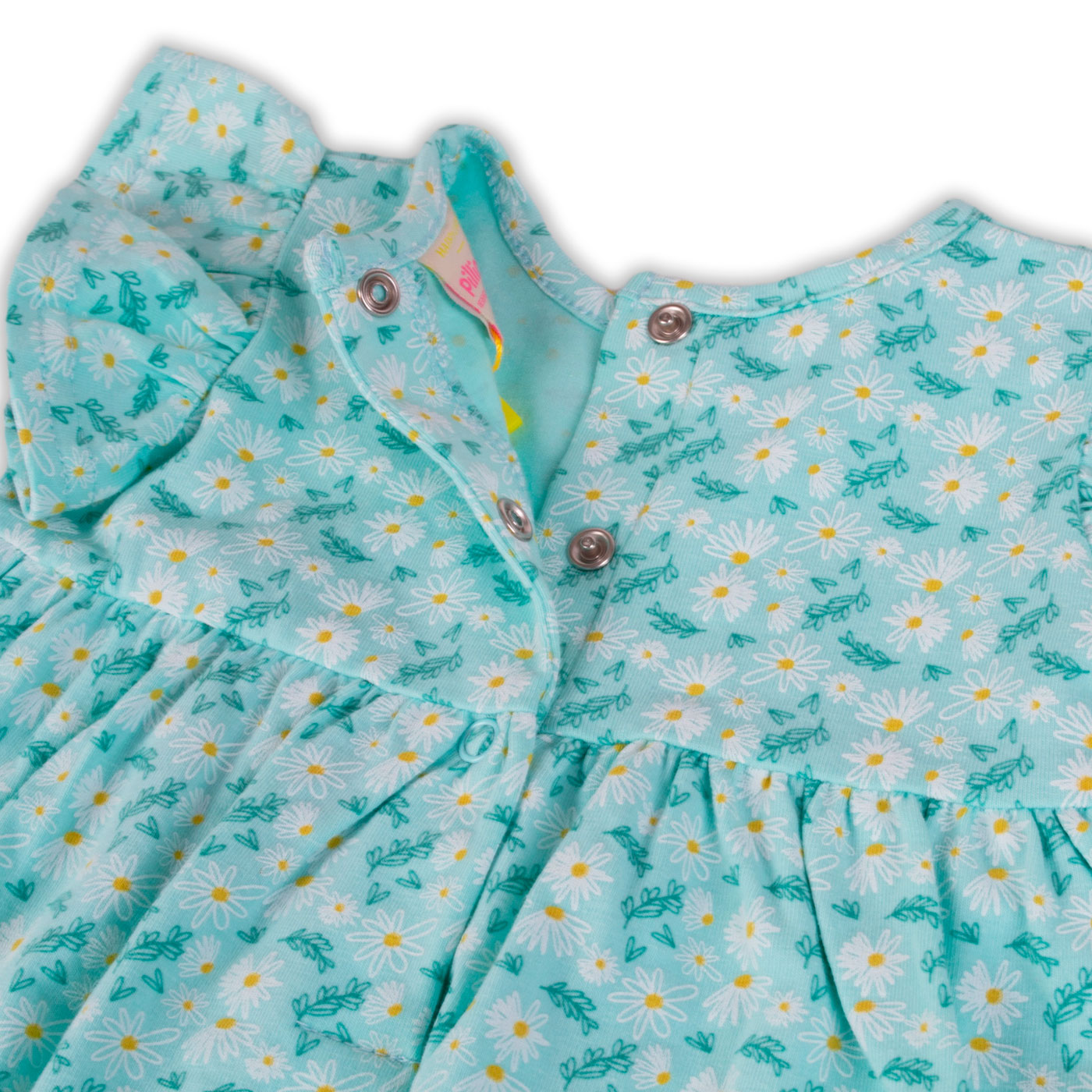 VESTIDO NIÑA PILLIN MENTA PVY608-23MEN BEBE - 3
