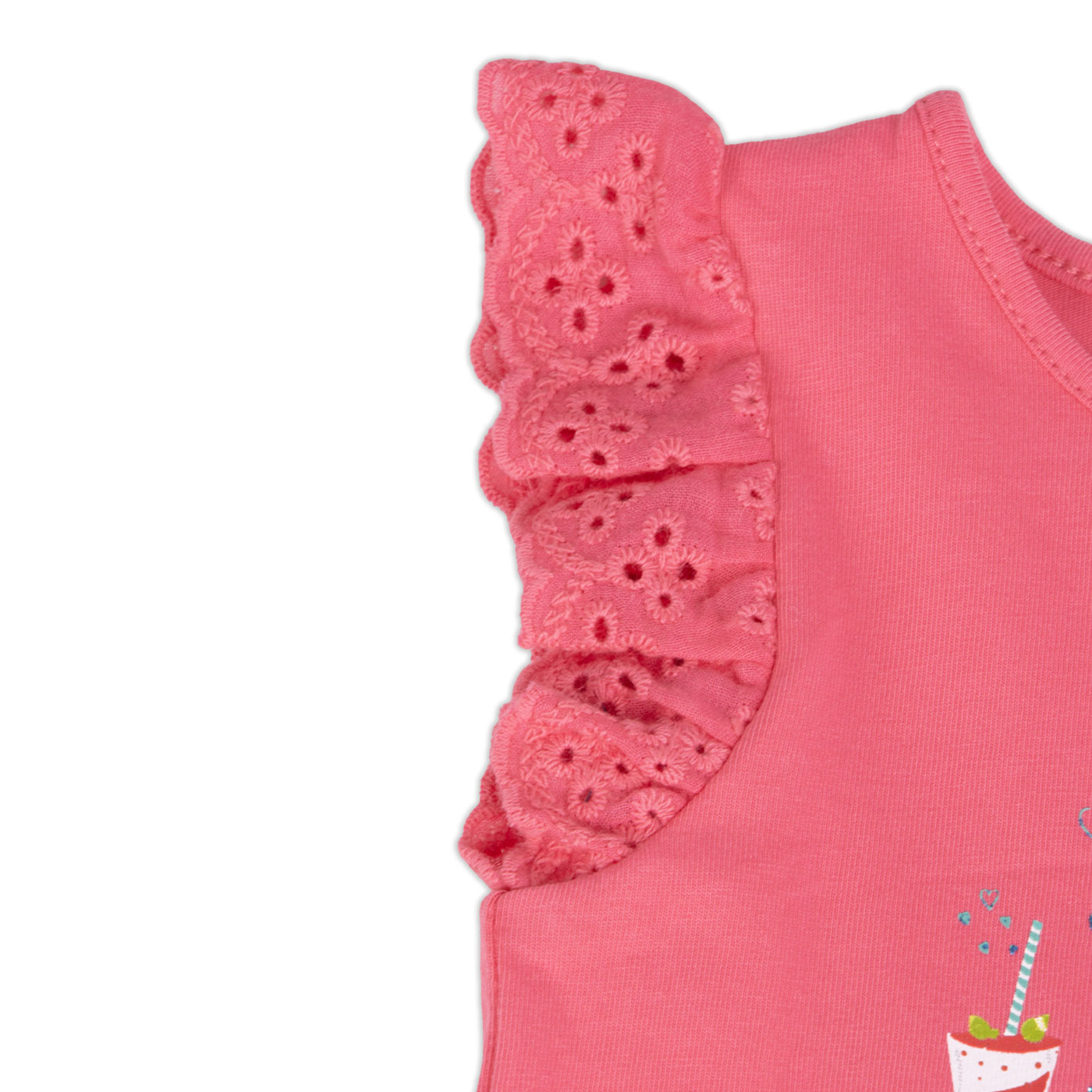 POLERA MANGA CORTA NIÑA PILLÍN PVY639-23FUC BEBE FUCSIA - 2